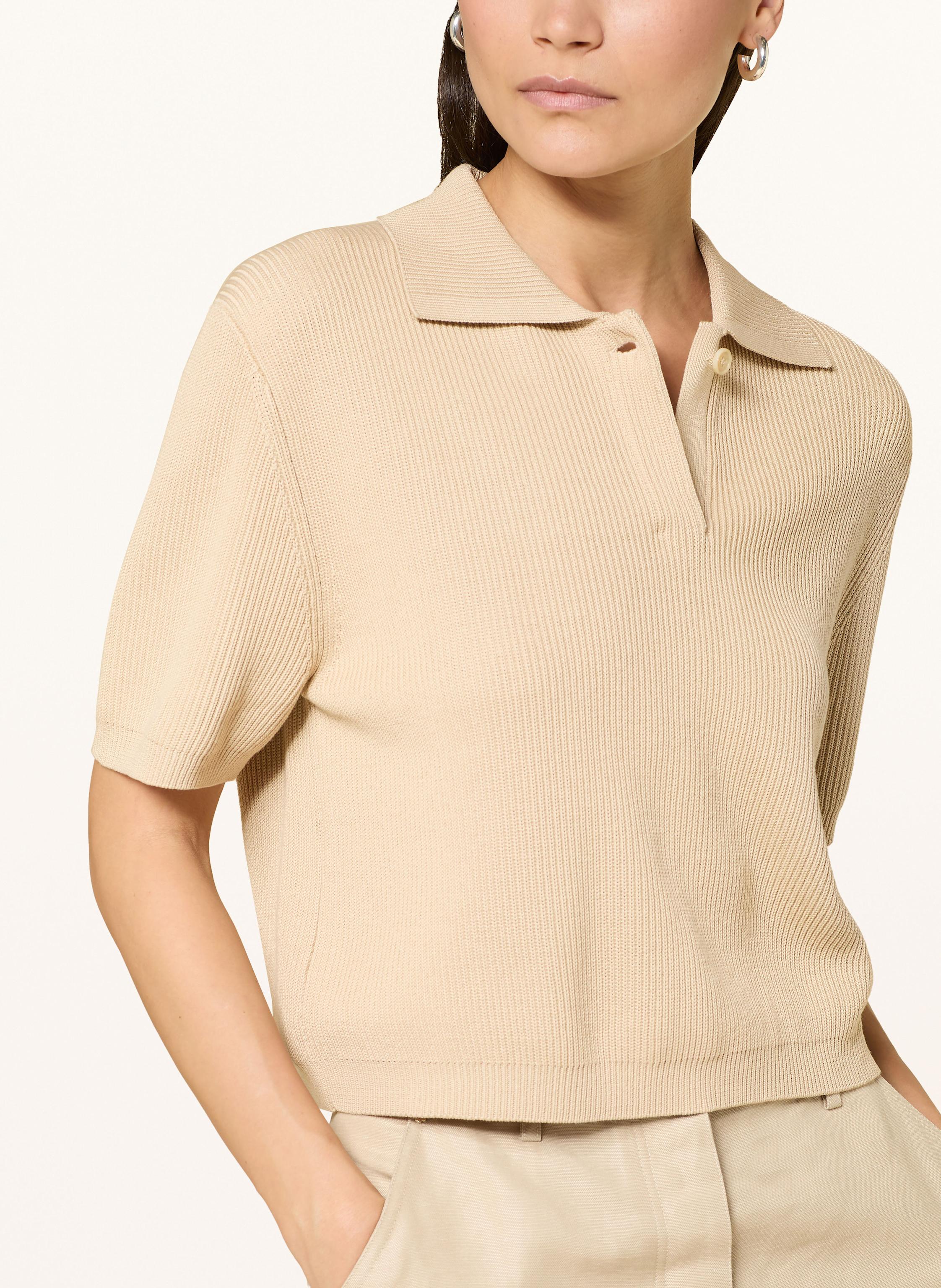 Thumbnail - Vince Strick-Poloshirt beige