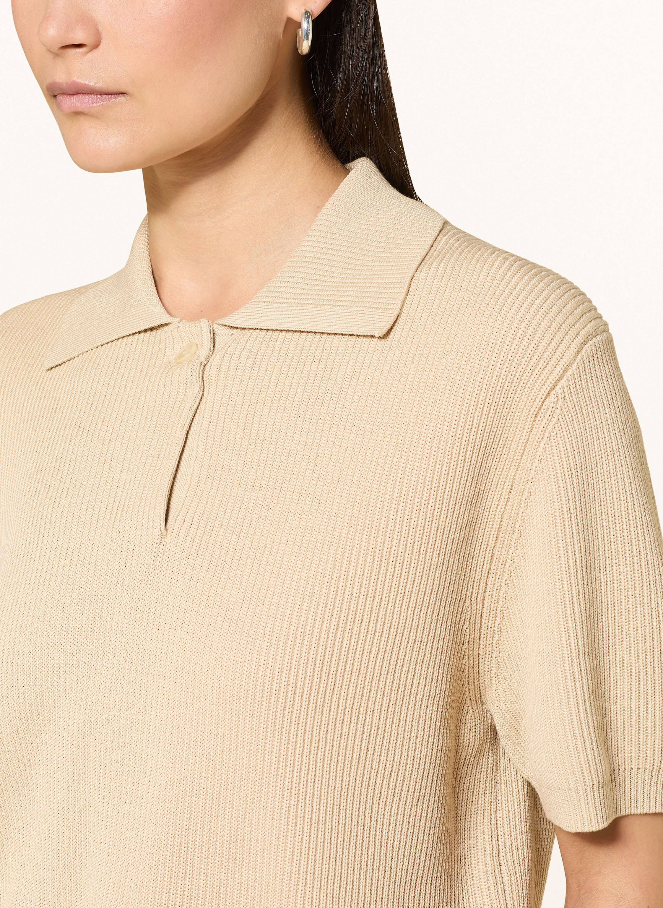 Thumbnail - Vince Strick-Poloshirt beige