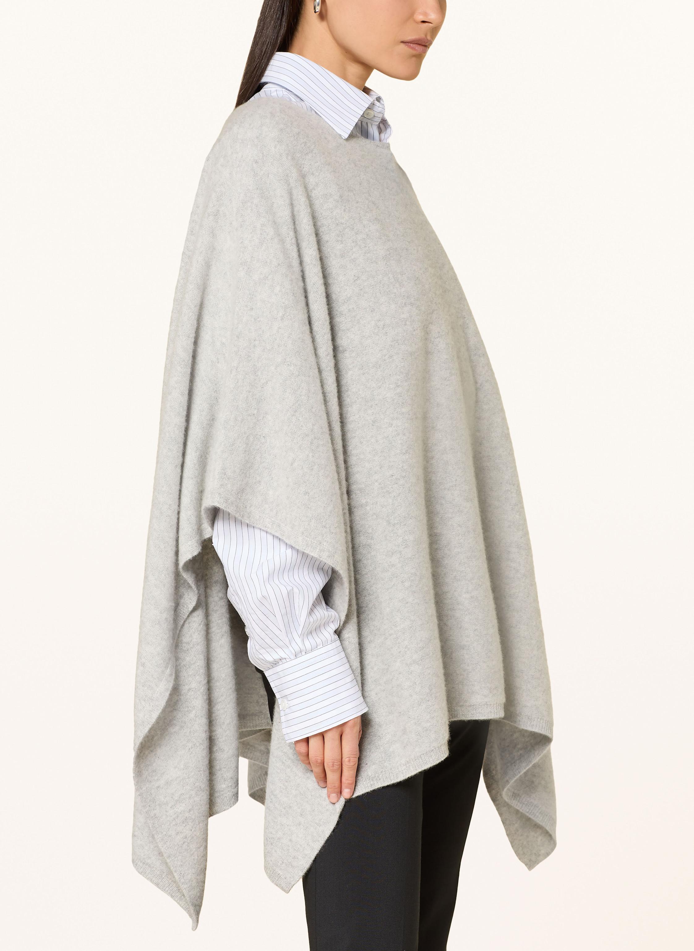 Thumbnail - Vince Cashmere-Poncho grau