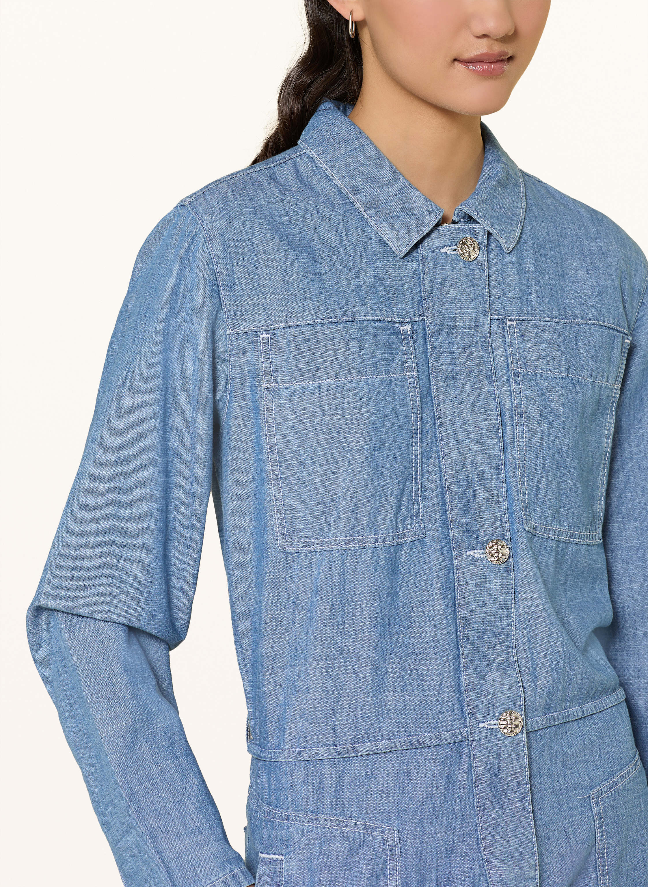 Thumbnail - Ba&Sh Jeans-Jumpsuit Kidis blau