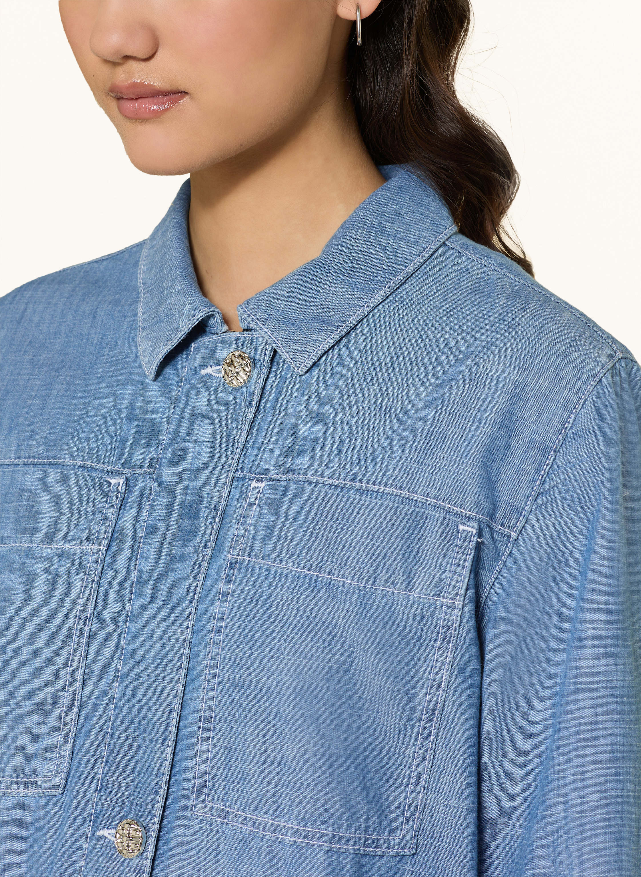Thumbnail - Ba&Sh Jeans-Jumpsuit Kidis blau