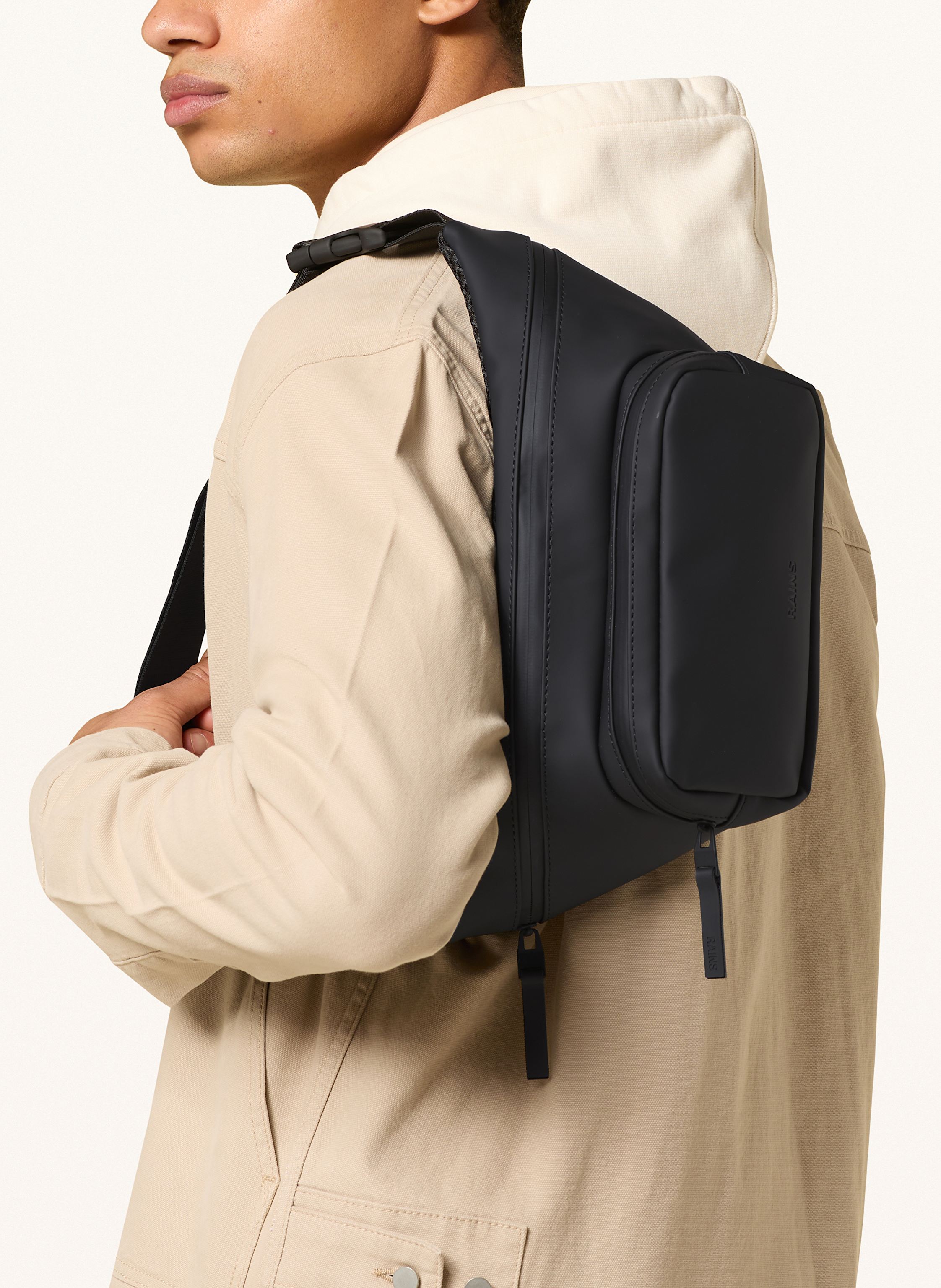 Thumbnail - Rains Gürteltasche Bum Bag w3 schwarz