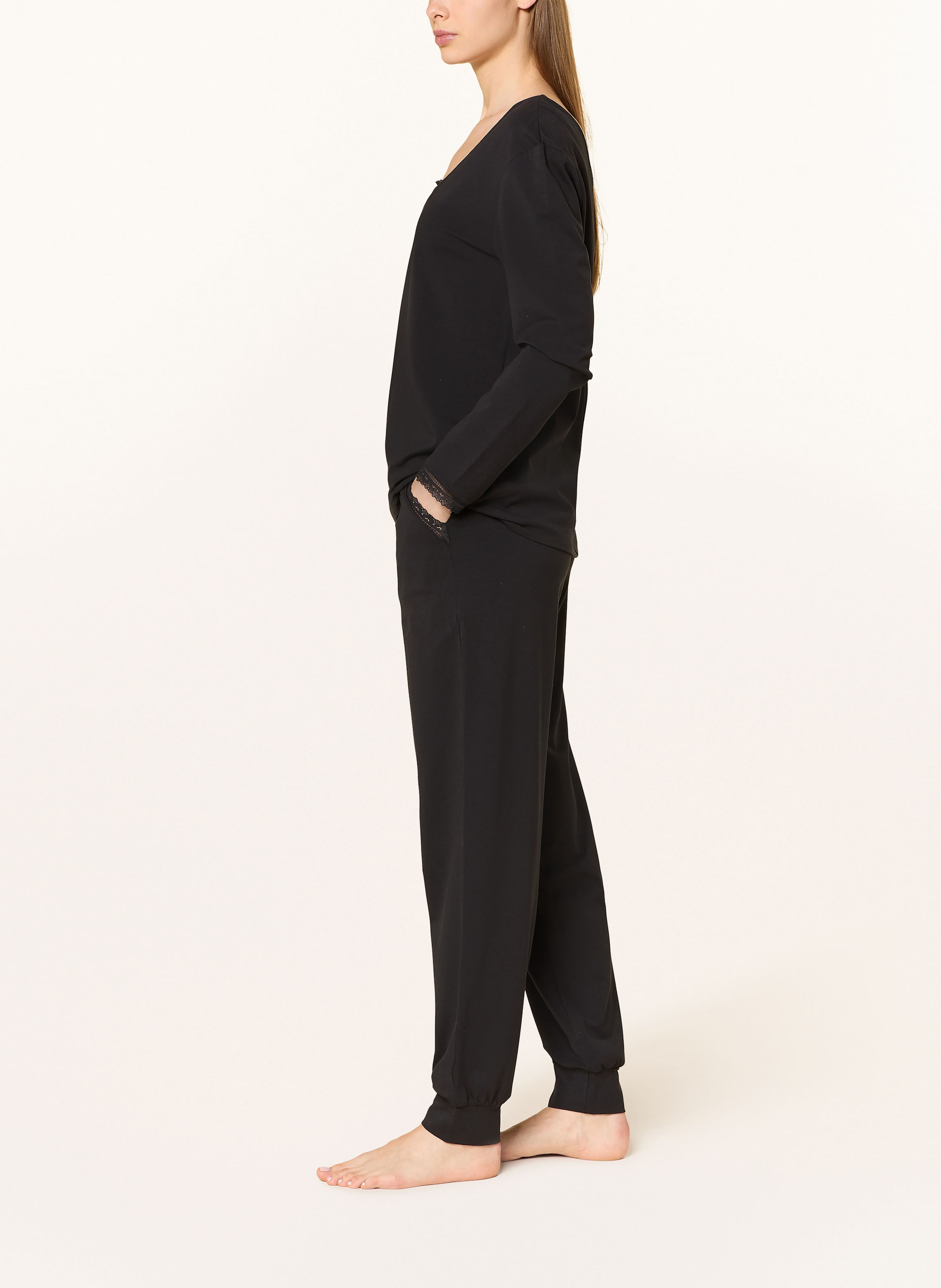 Thumbnail - Chantelle Schlafhose Romance schwarz