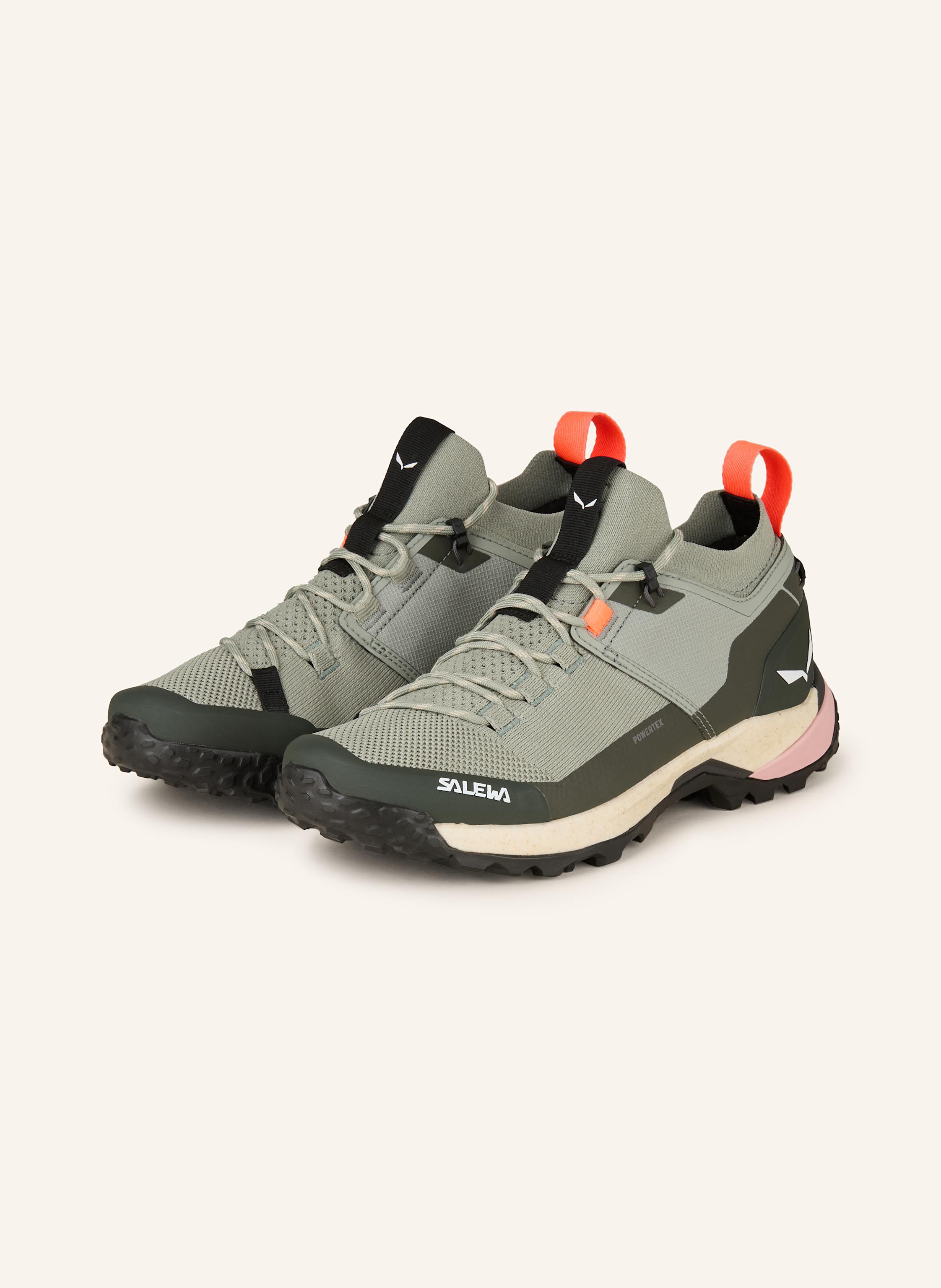 Salewa Wanderschuhe Puez 2 Knit Powertex gruen