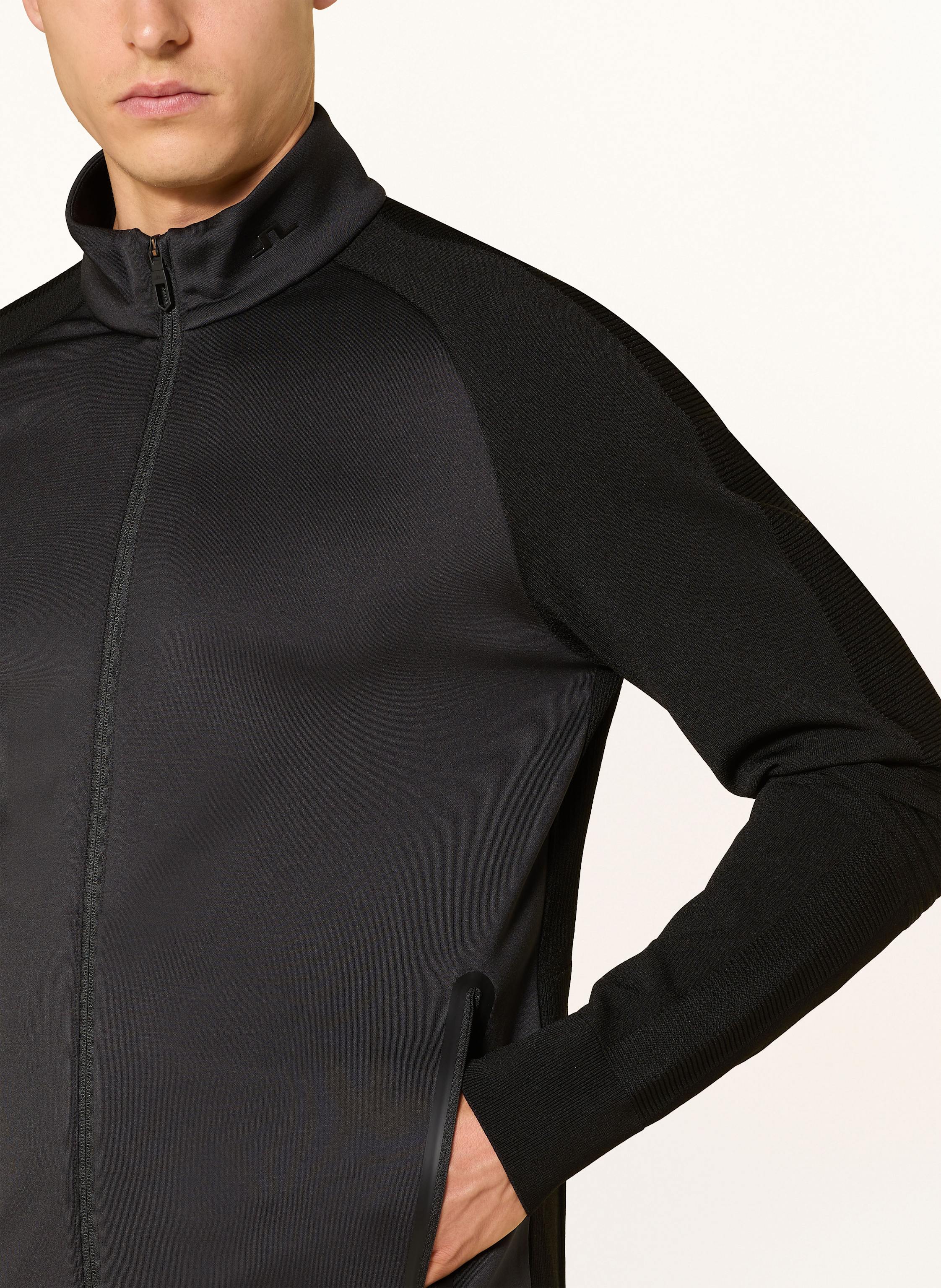 Thumbnail - J.Lindeberg Midlayer-Jacke Im Materialmix schwarz