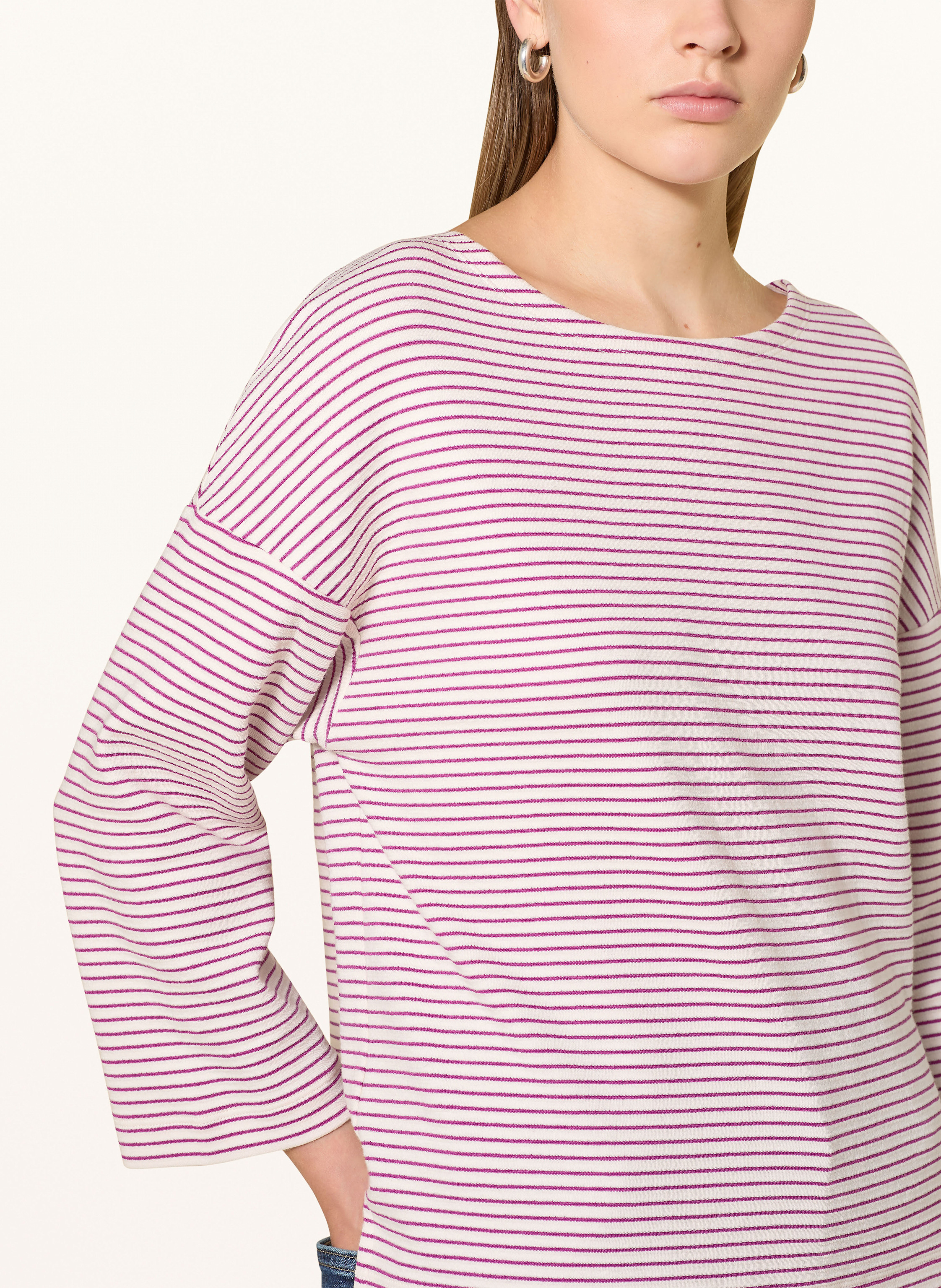 Thumbnail - Marc O'polo Strickshirt Mit 3/4-Arm weiss