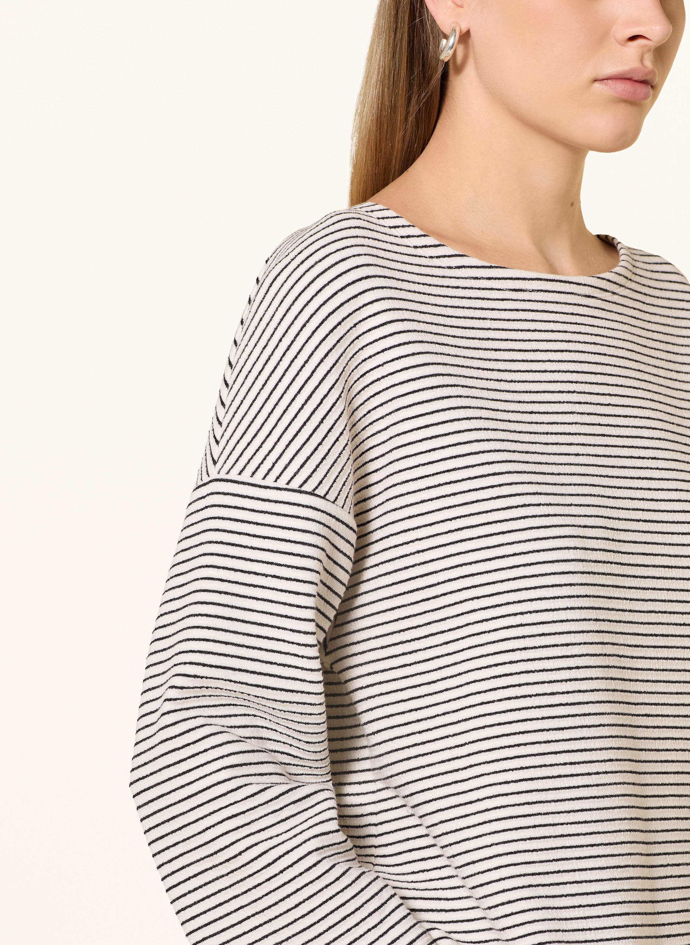 Thumbnail - Marc O'polo Strickshirt Mit 3/4-Arm schwarz