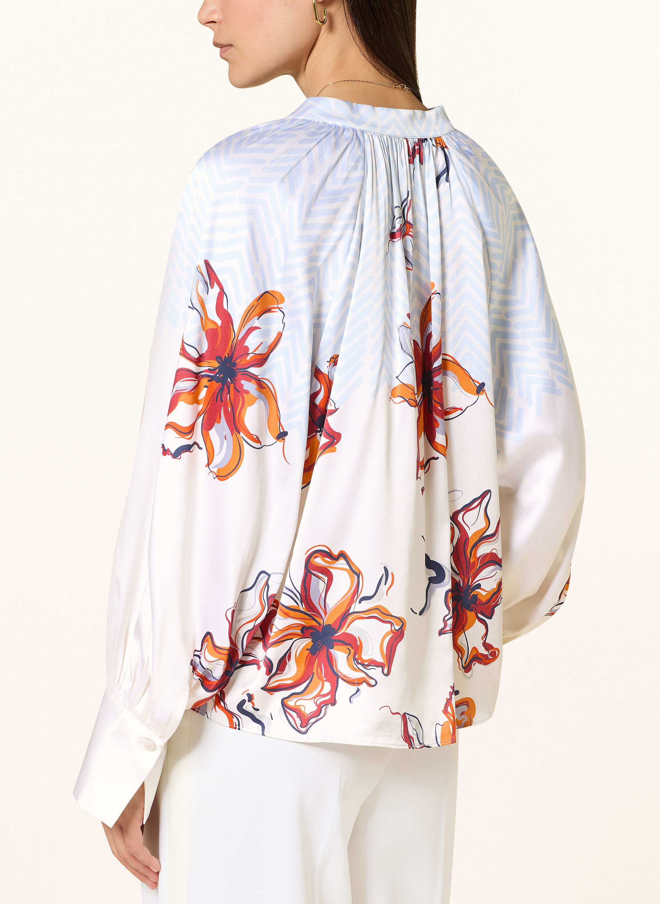 Thumbnail - Herzen's Angelegenheit Blusenshirt Aus Seide orange