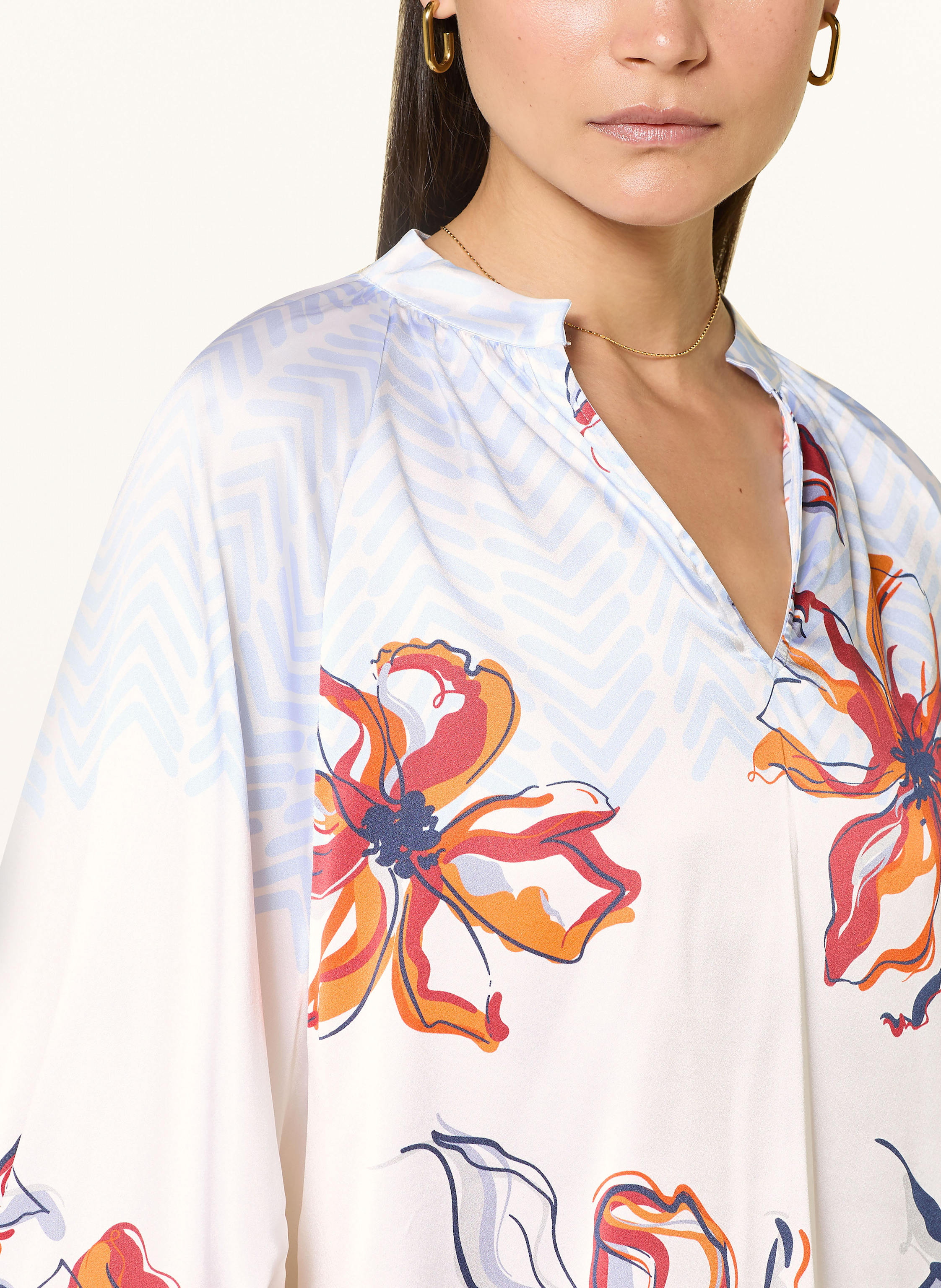 Thumbnail - Herzen's Angelegenheit Blusenshirt Aus Seide orange