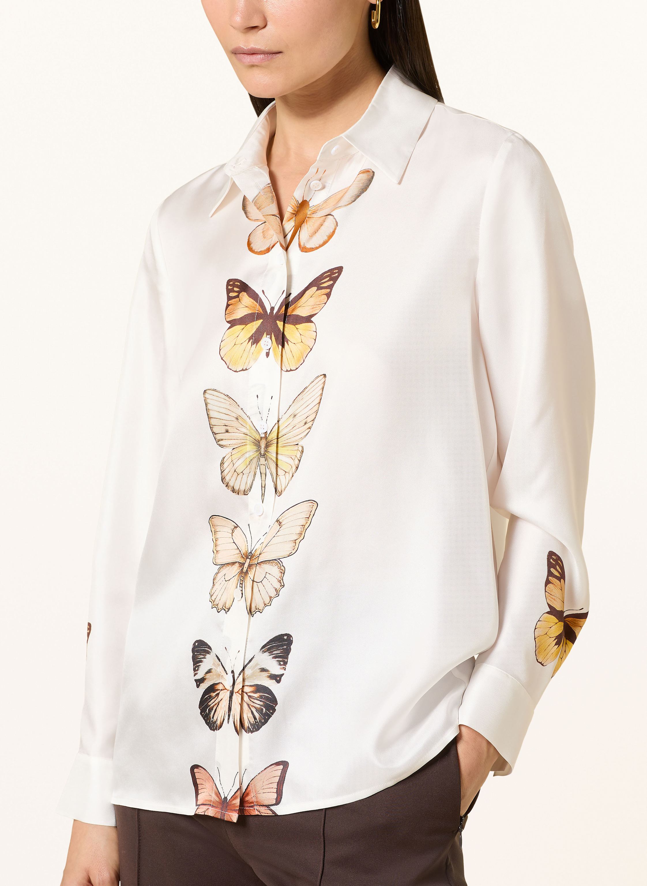 Thumbnail - Herzen's Angelegenheit Hemdbluse Aus Seide weiss