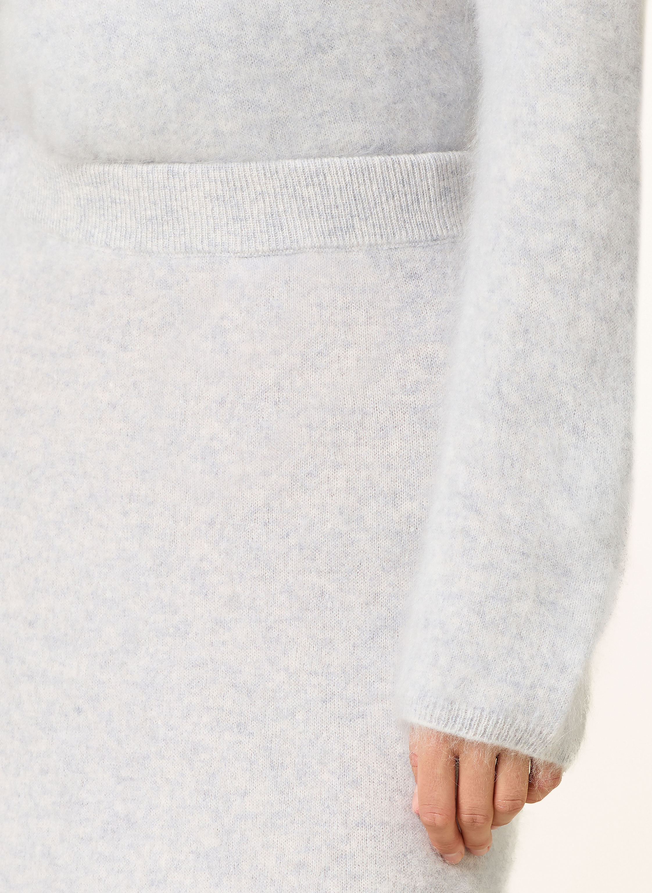 Thumbnail - Herzen's Angelegenheit Strickrock Aus Cashmere grau