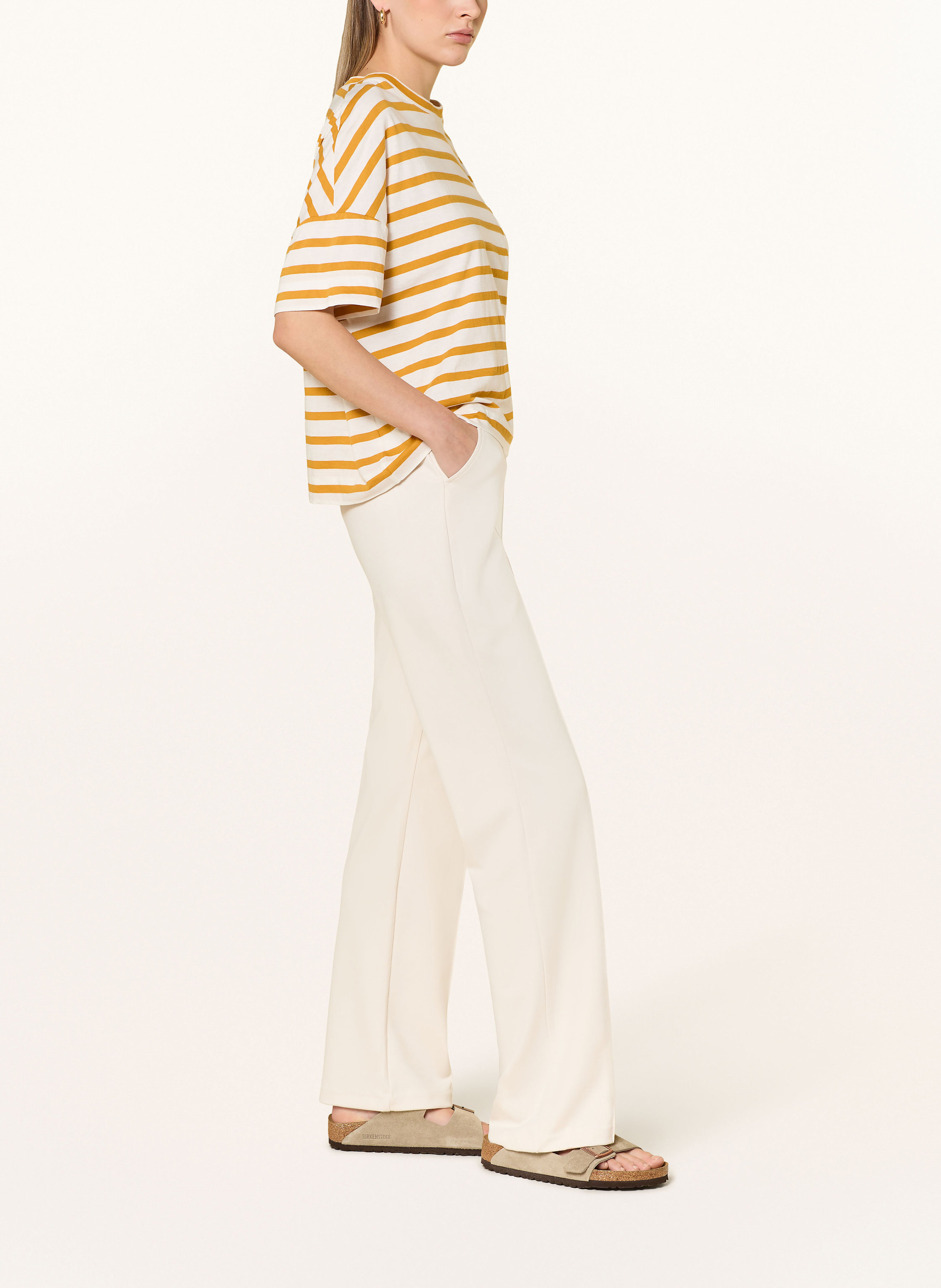 Thumbnail - Milano Italy Jerseyhose beige