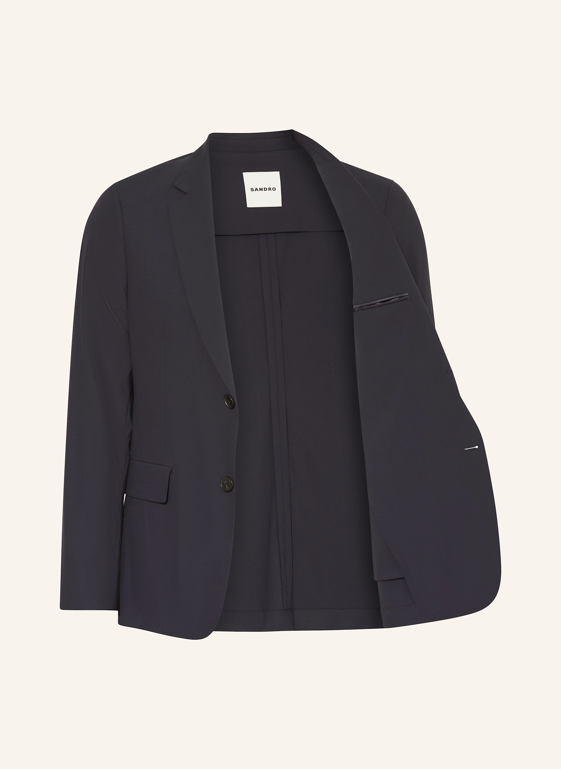 Thumbnail - Sandro Sakko Extra Slim Fit Mit Wolle blau