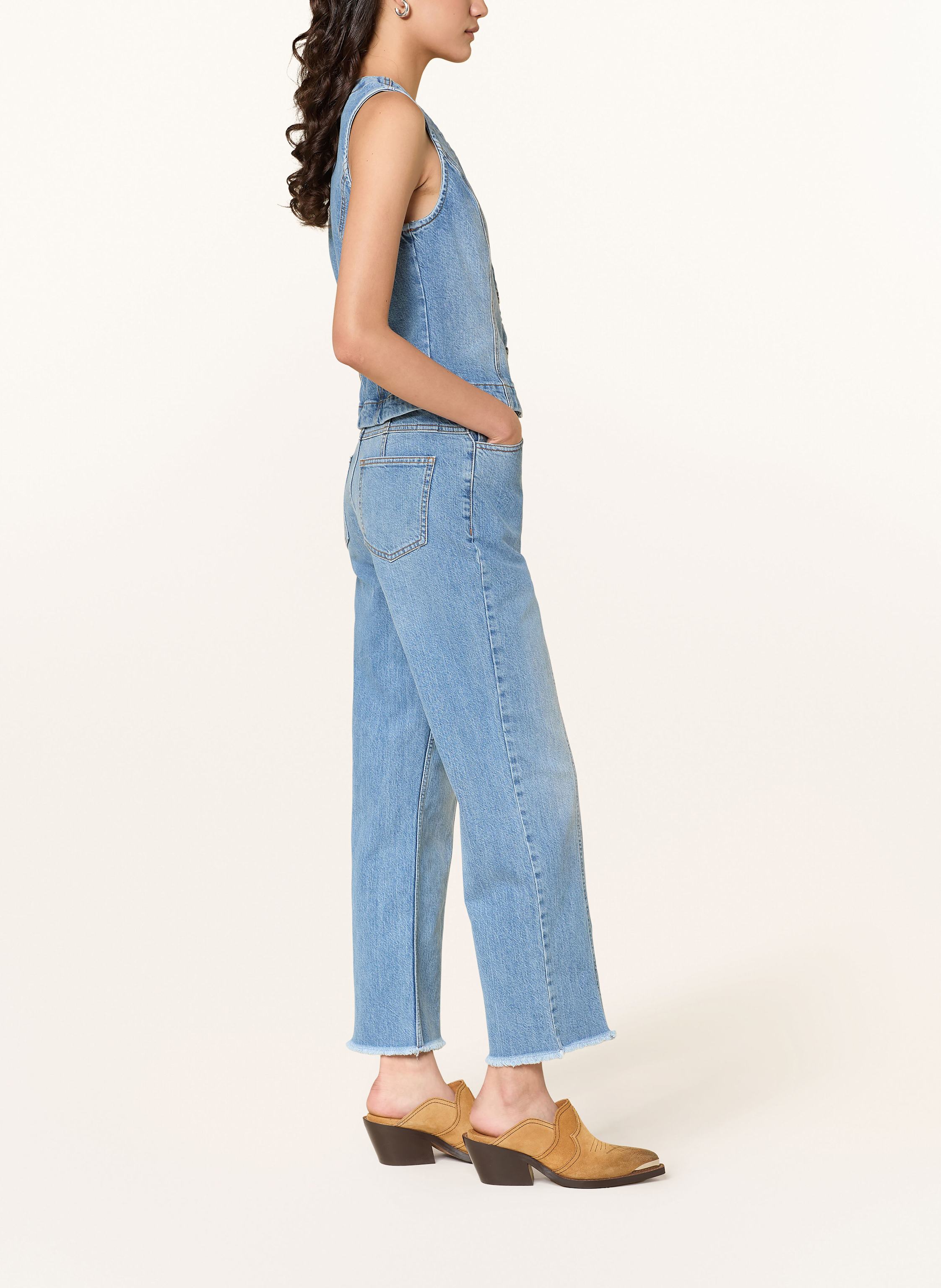 Thumbnail - Msch Copenhagen Straight Jeans Mscheli Ada blau