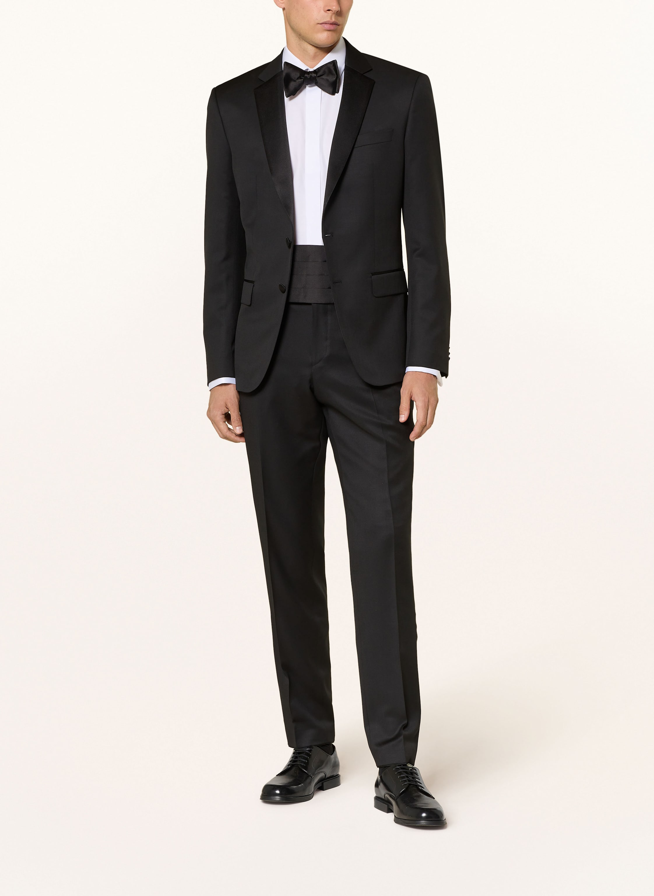 Thumbnail - Olymp Signature Smoking-Hemd Tailored Fit Mit Umschlagmanschette weiss