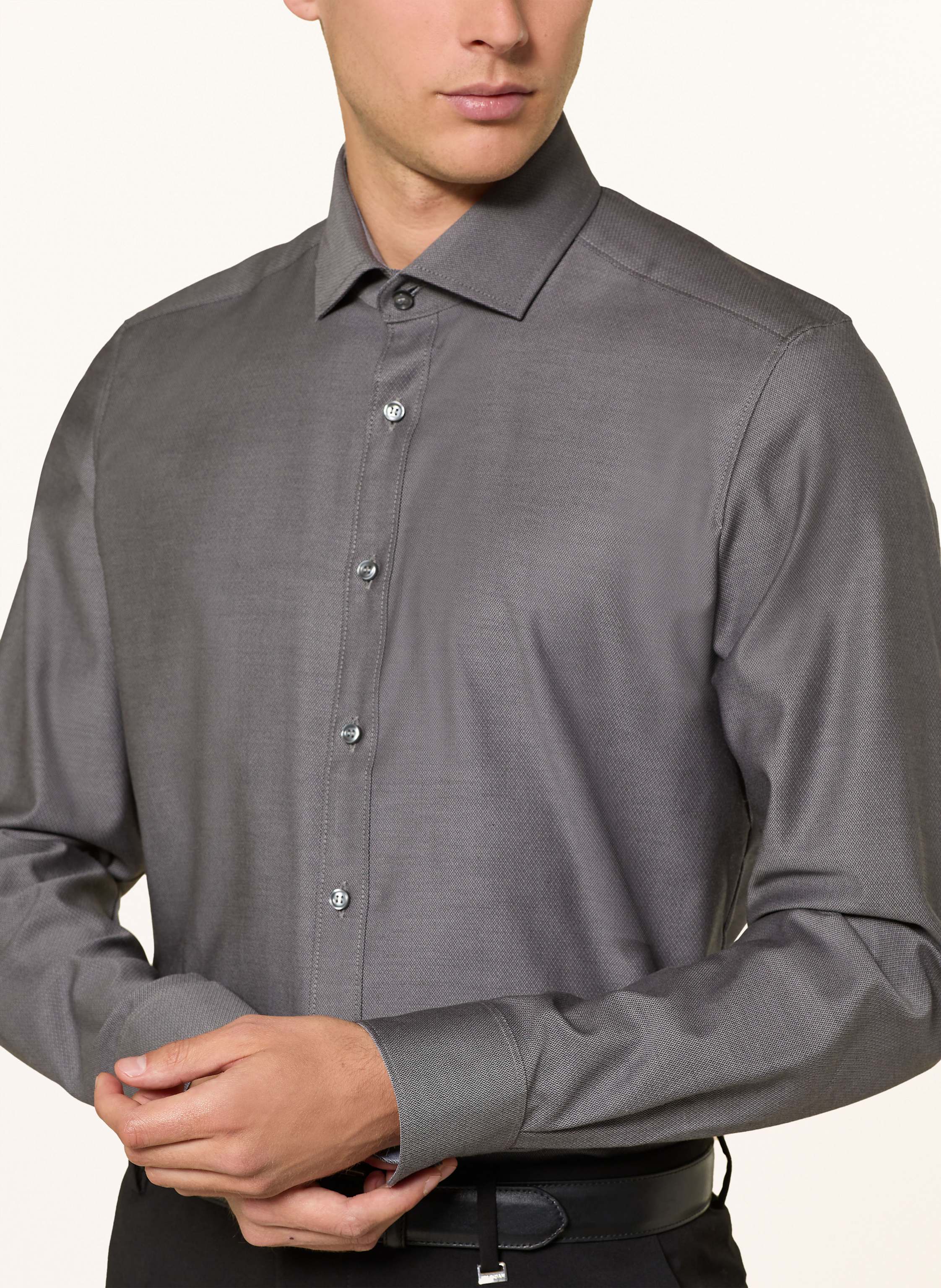 Thumbnail - Olymp Hemd Level Five Body Fit grau