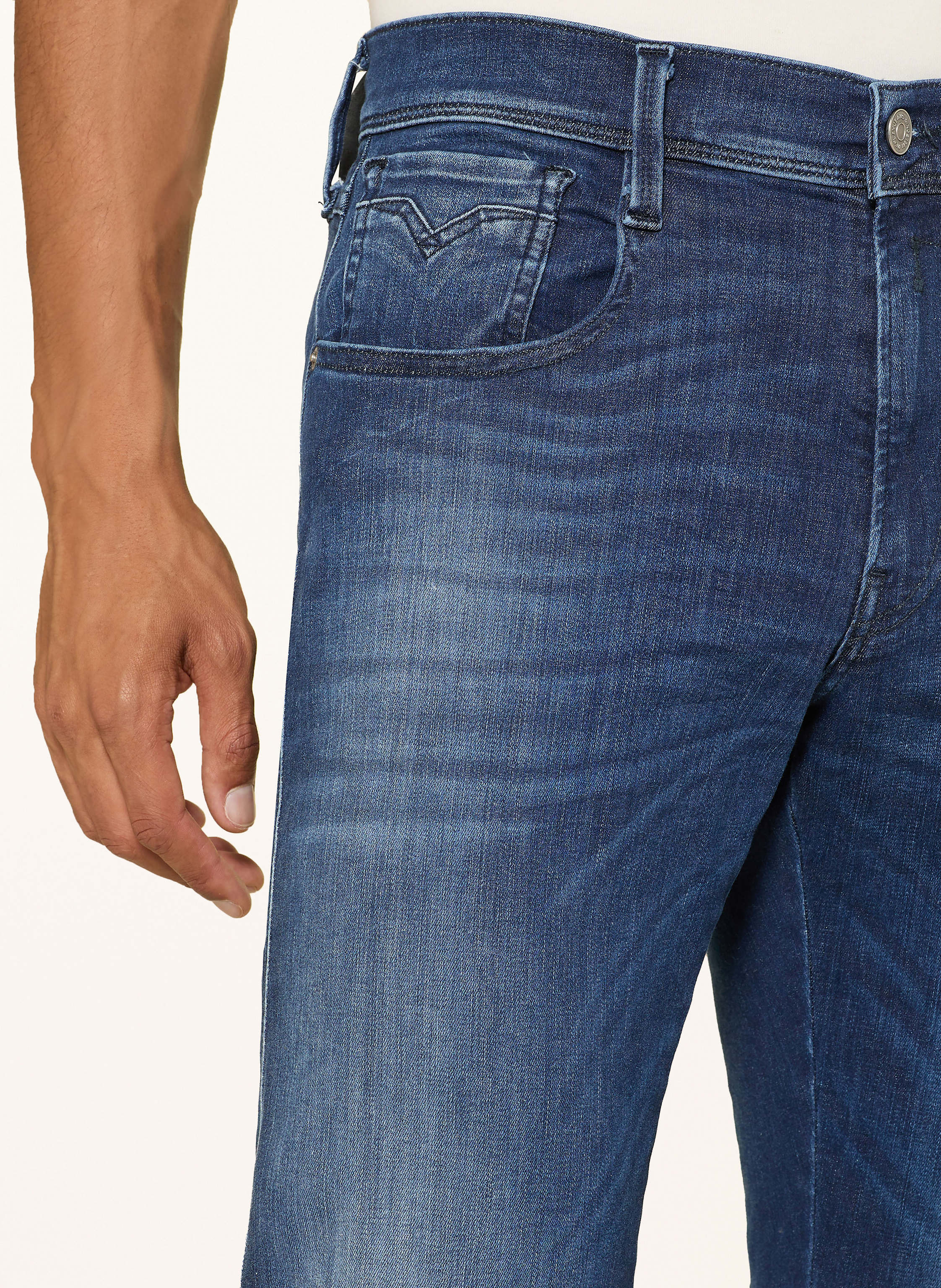Thumbnail - Replay Jeans Anbass Slim Fit blau