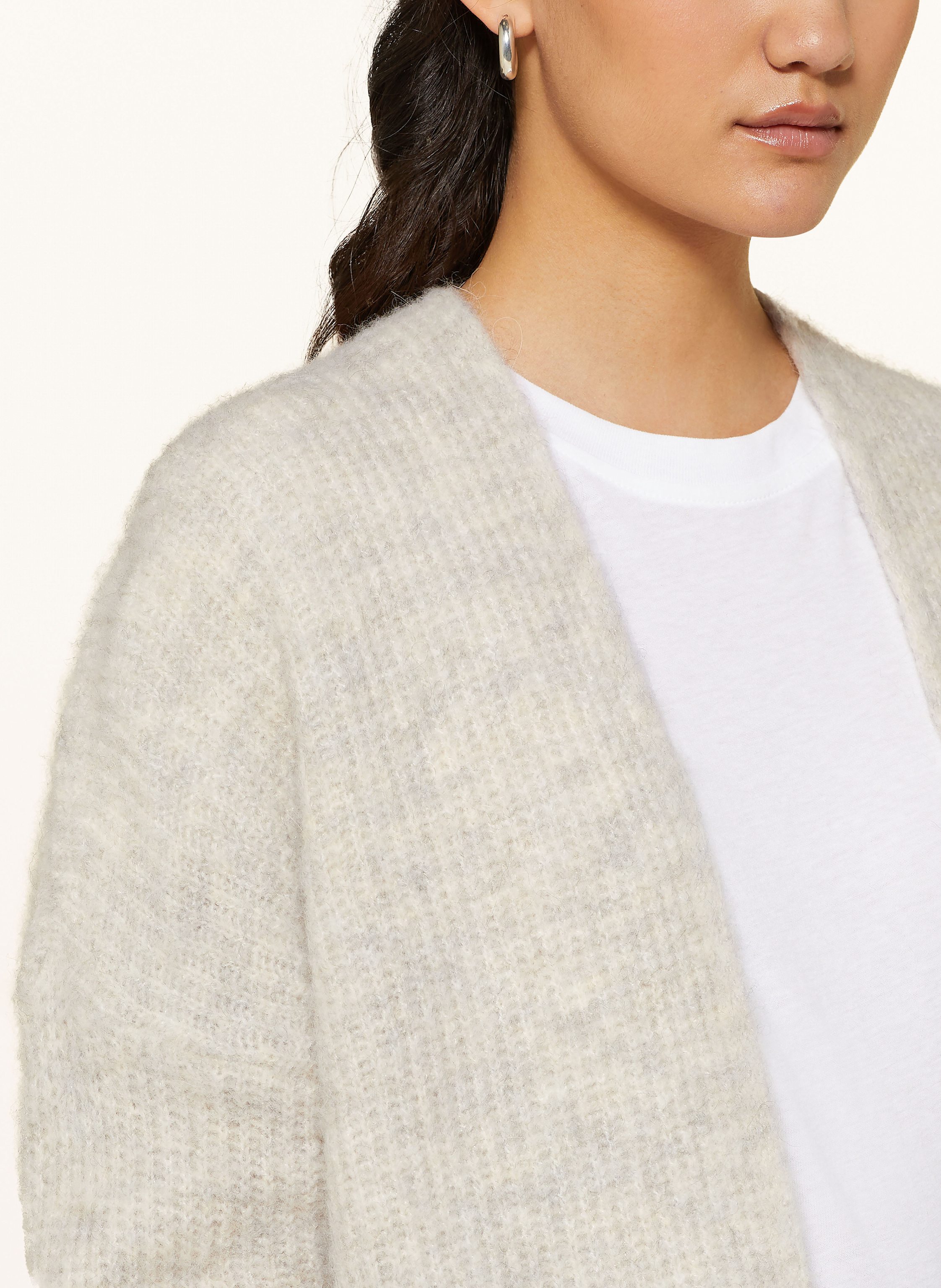 Thumbnail - American Vintage Strickhülle East Mit Alpaka weiss