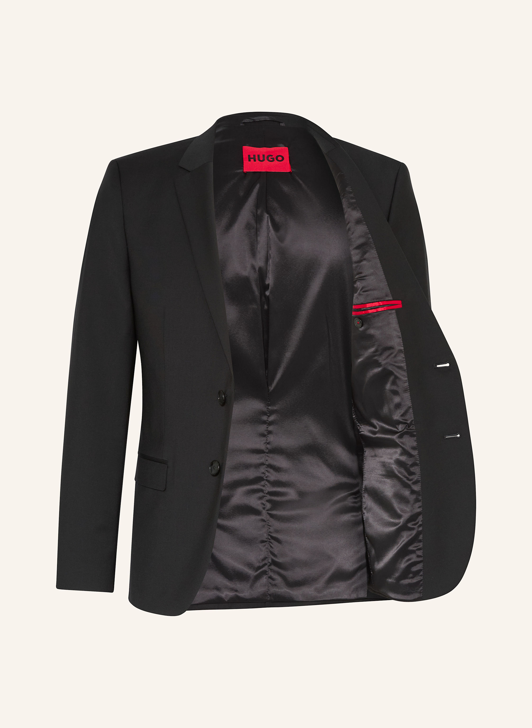 Thumbnail - Hugo Anzugsakko Arti Extra Slim Fit schwarz