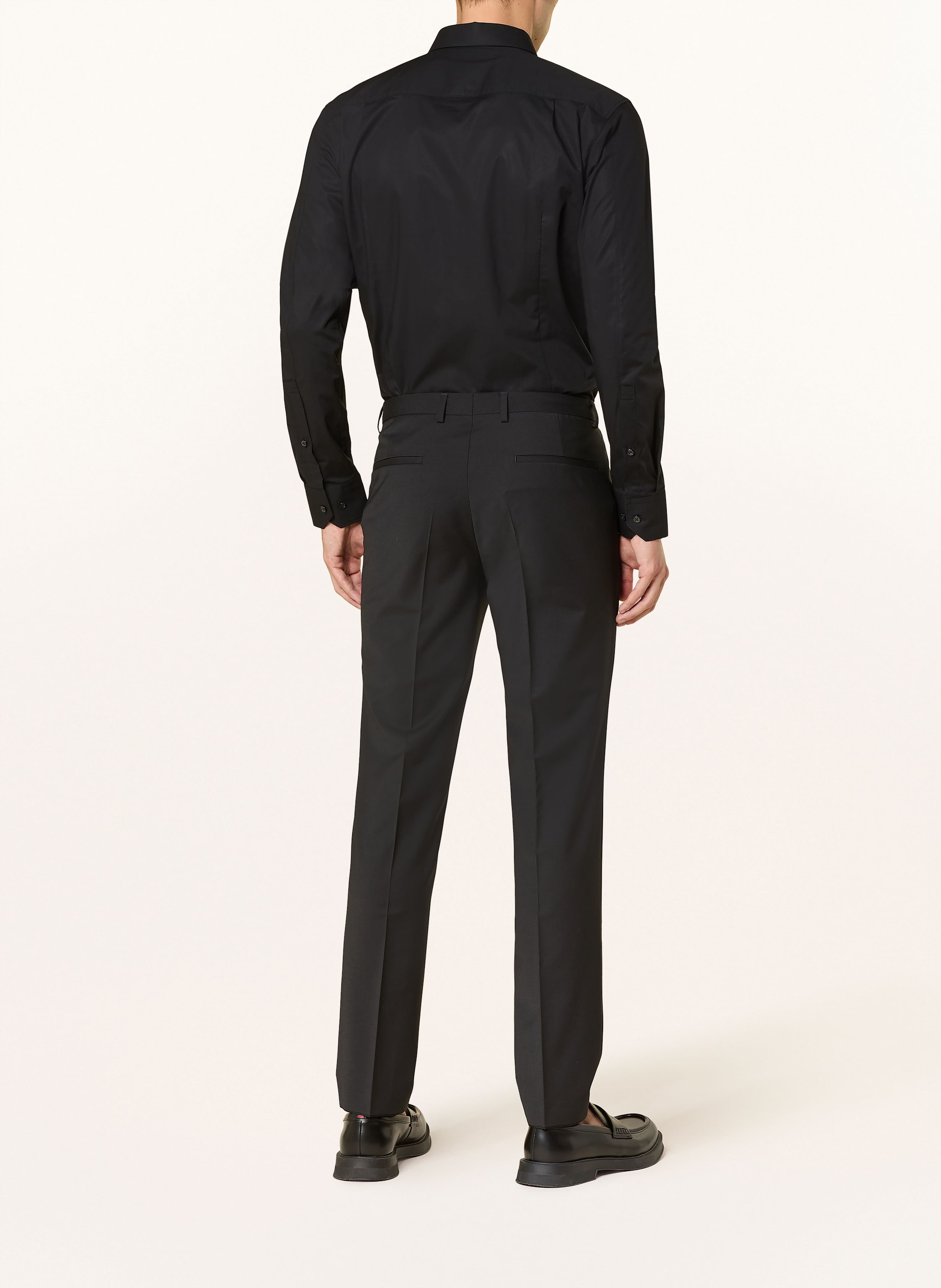 Thumbnail - Hugo Anzughose Hesten Extra Slim Fit schwarz