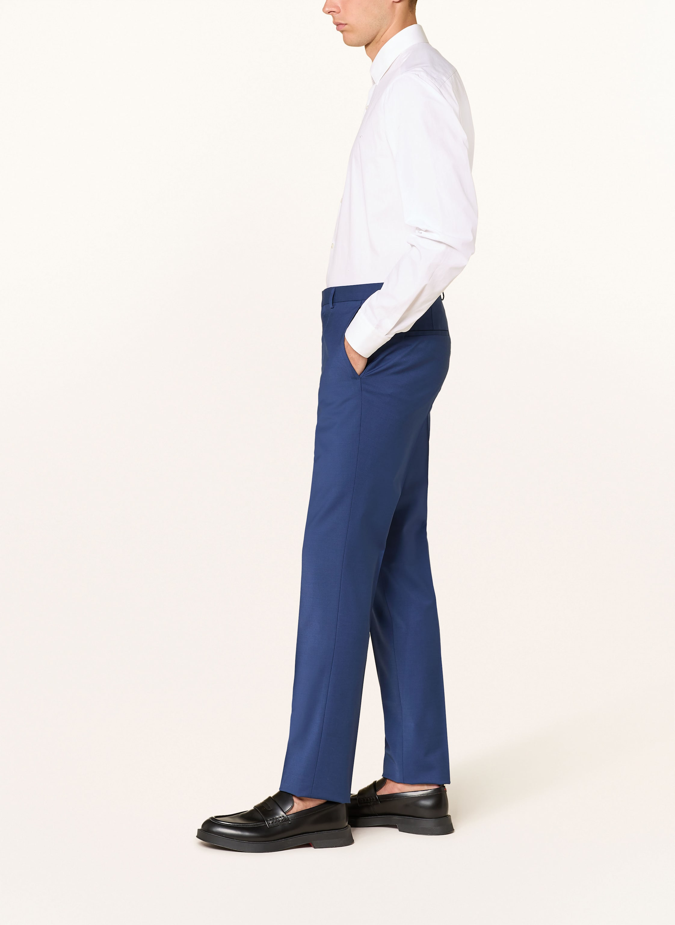 Thumbnail - Hugo Anzughose Hesten Extra Slim Fit blau