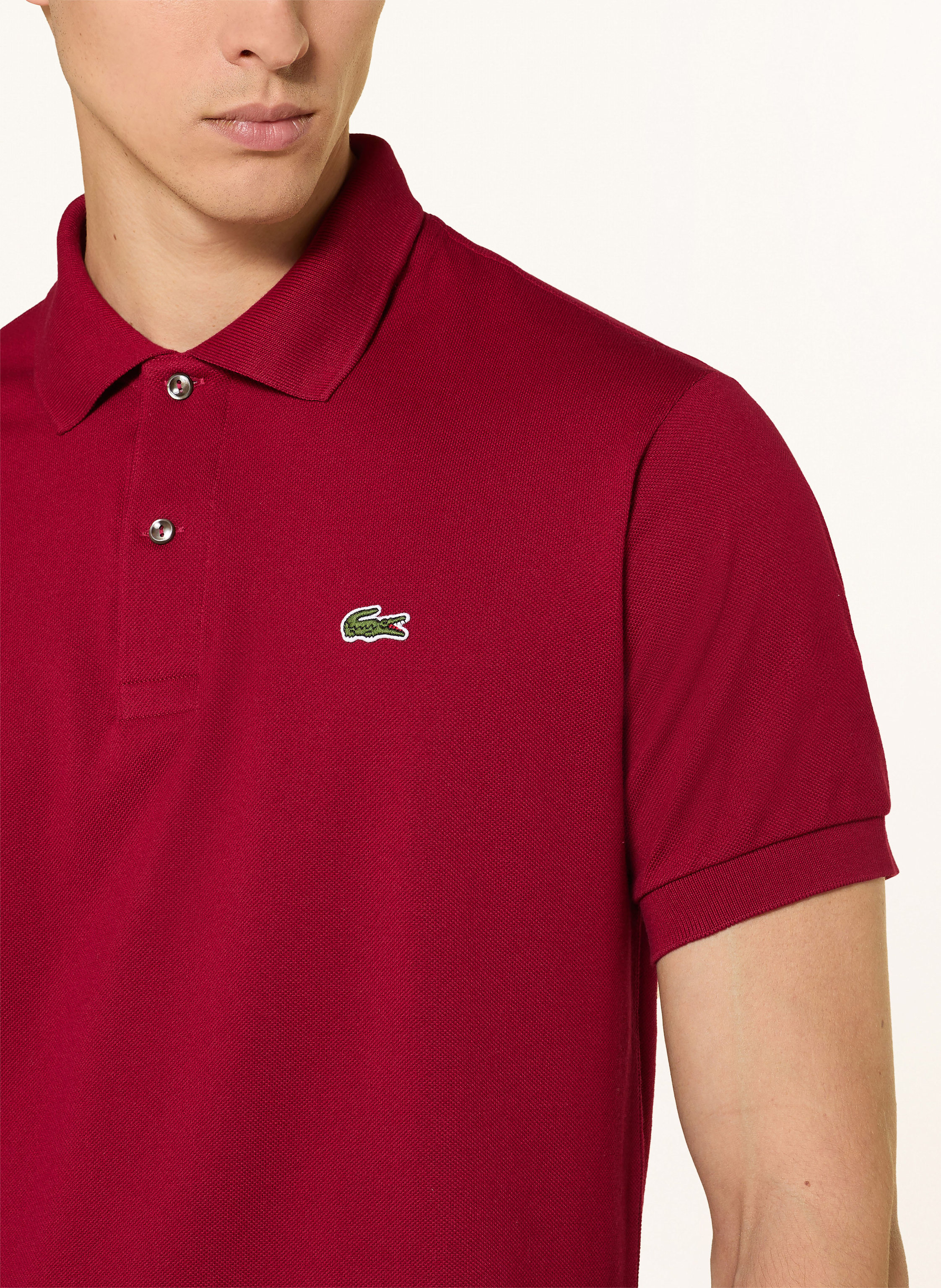 Thumbnail - Lacoste Piqué-Poloshirt Classic Fit rot