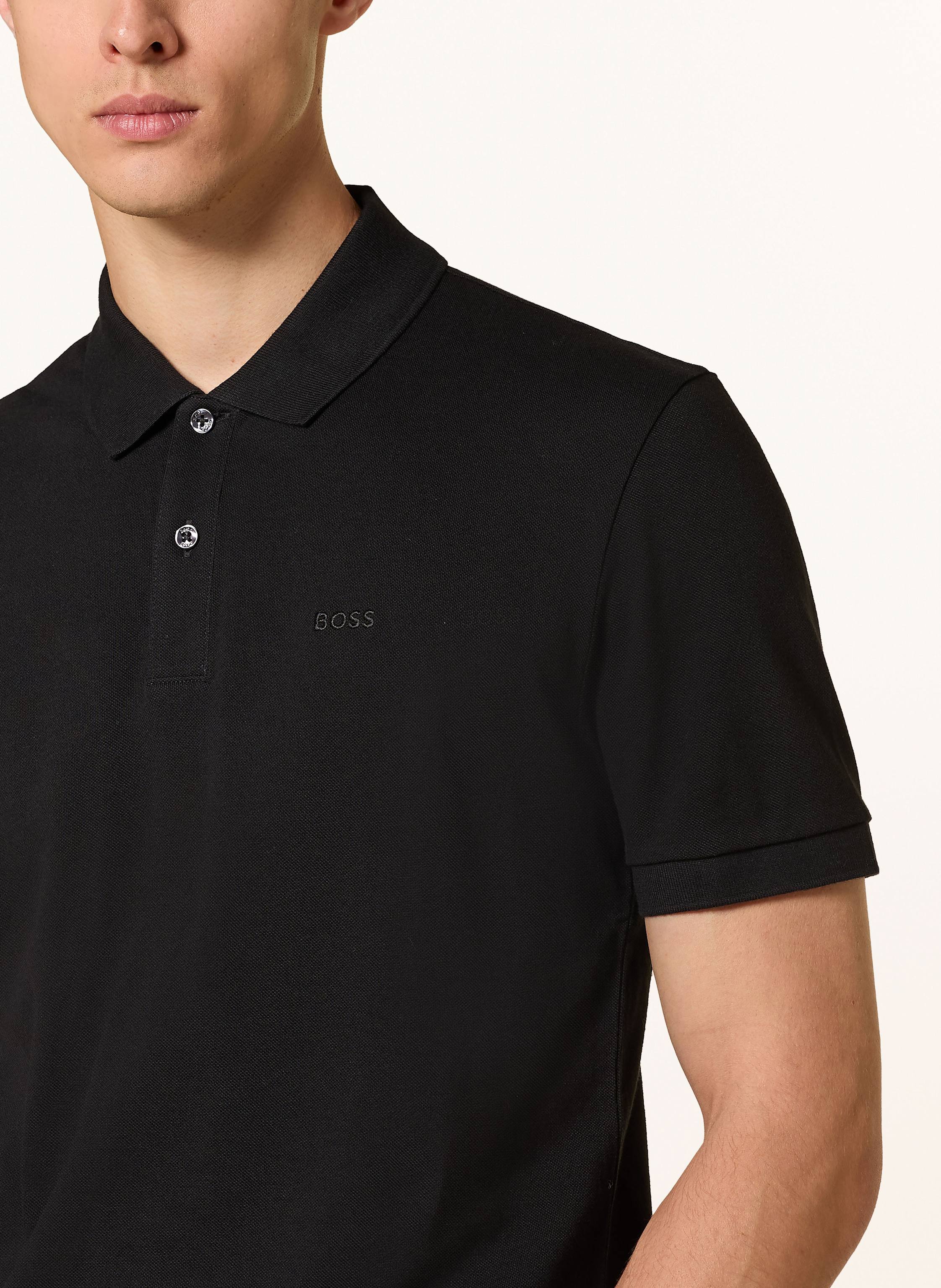 Thumbnail - Boss Piqué-Poloshirt Pallas Regular Fit schwarz