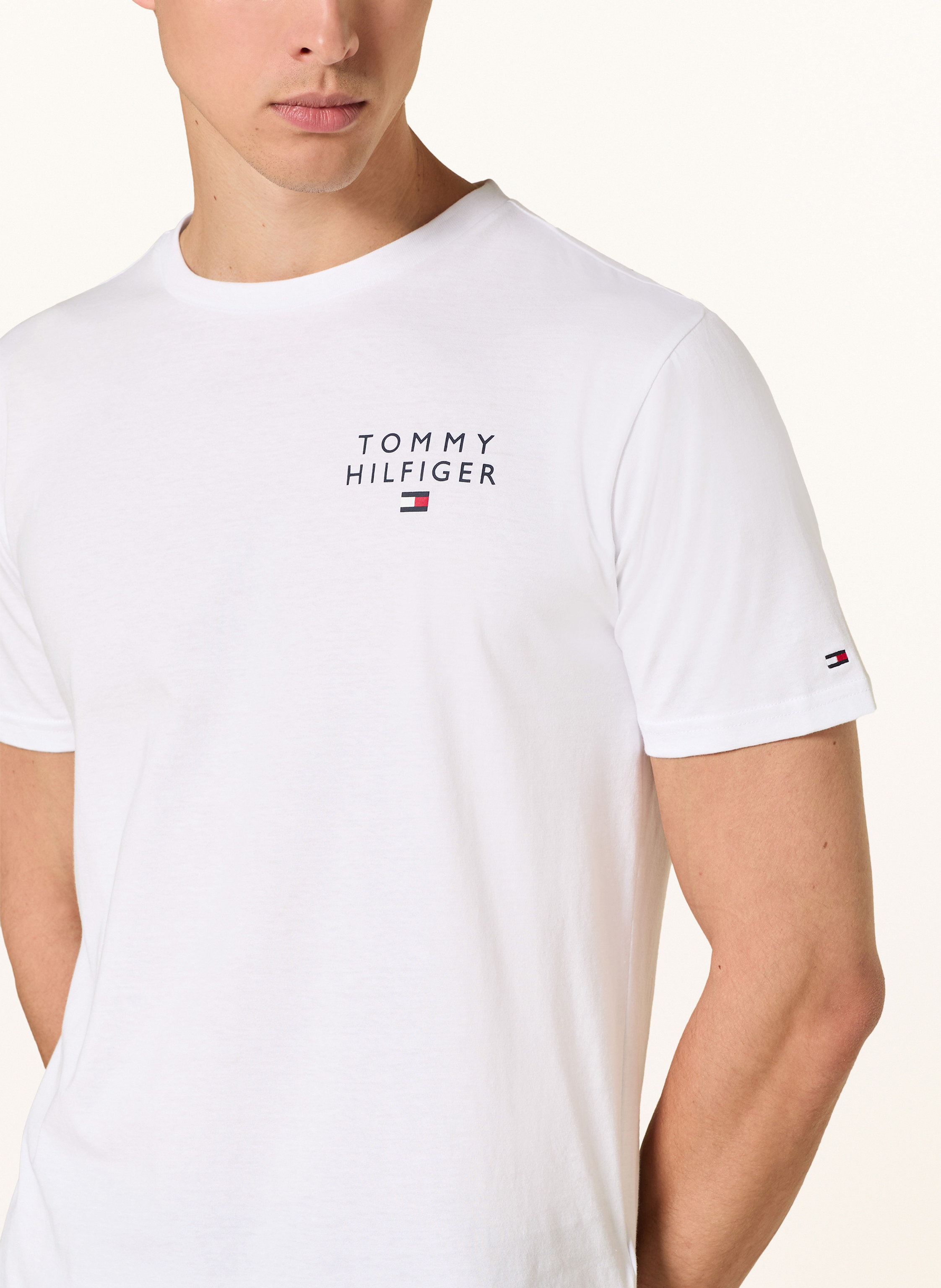 Thumbnail - Tommy Hilfiger Schlafshirt weiss