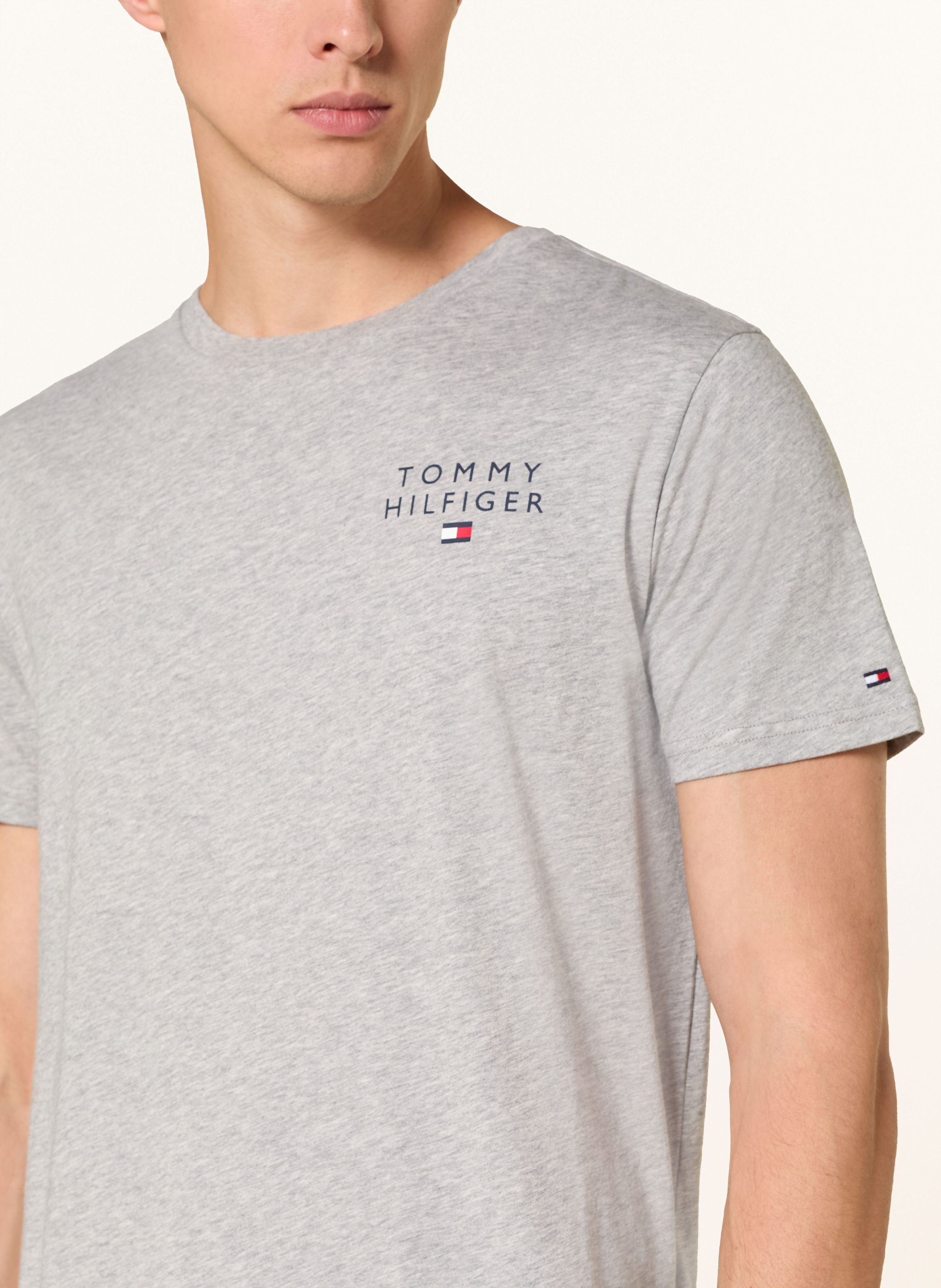 Thumbnail - Tommy Hilfiger Schlafshirt grau