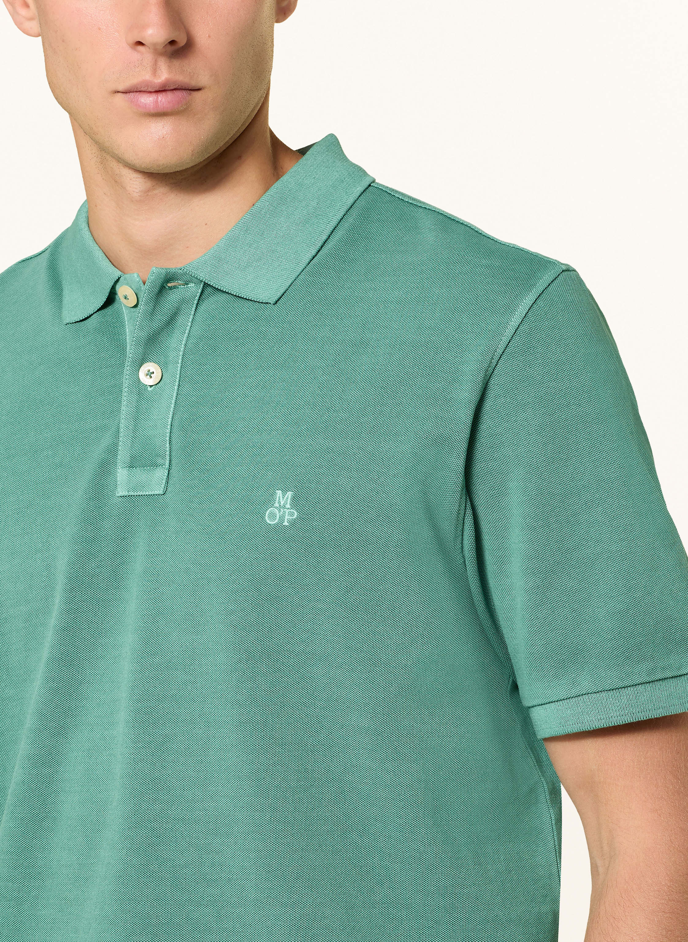 Thumbnail - Marc O'polo Piqué-Poloshirt gruen
