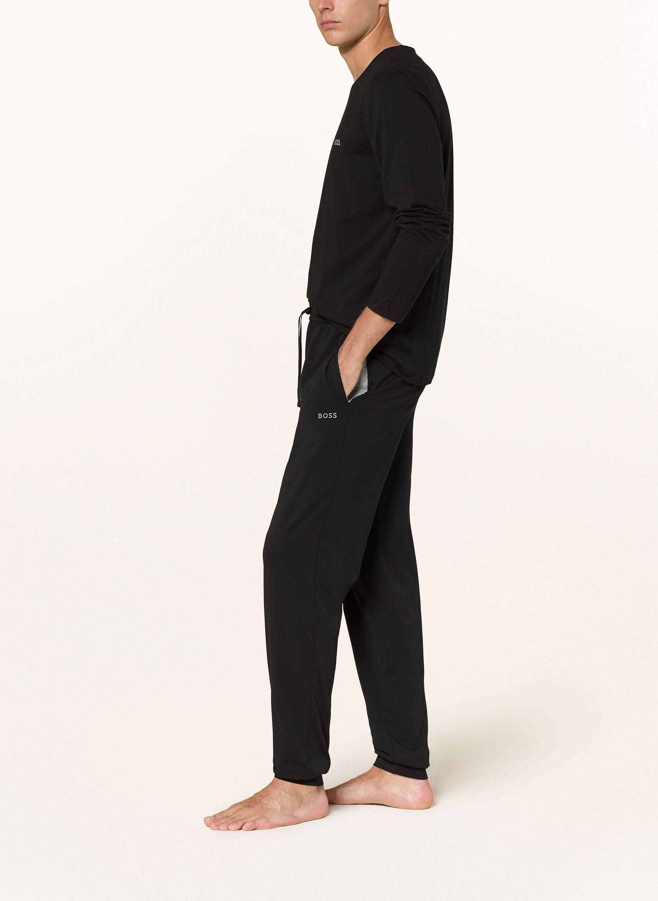 Thumbnail - Boss Schlafhose Mix & Match schwarz