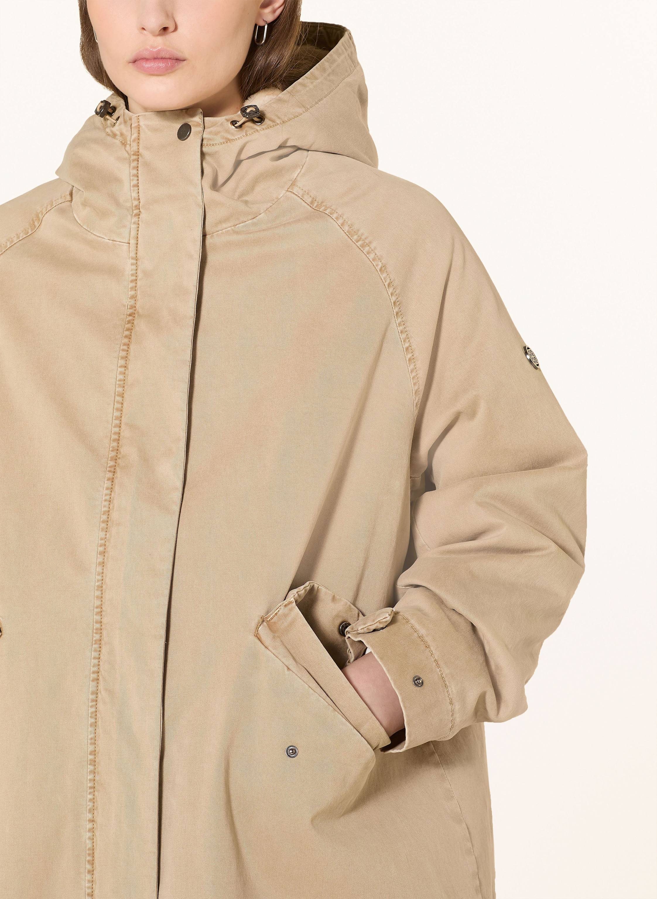 Thumbnail - Blonde No.8 Parka Mit Kunstfell beige