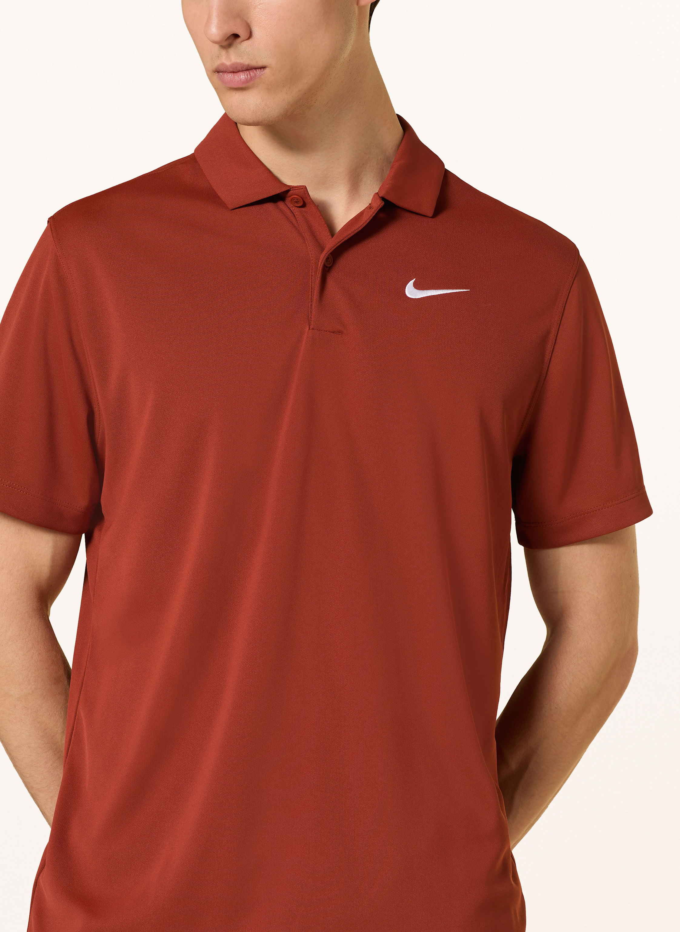 Thumbnail - Nike Funktions-Poloshirt Court braun