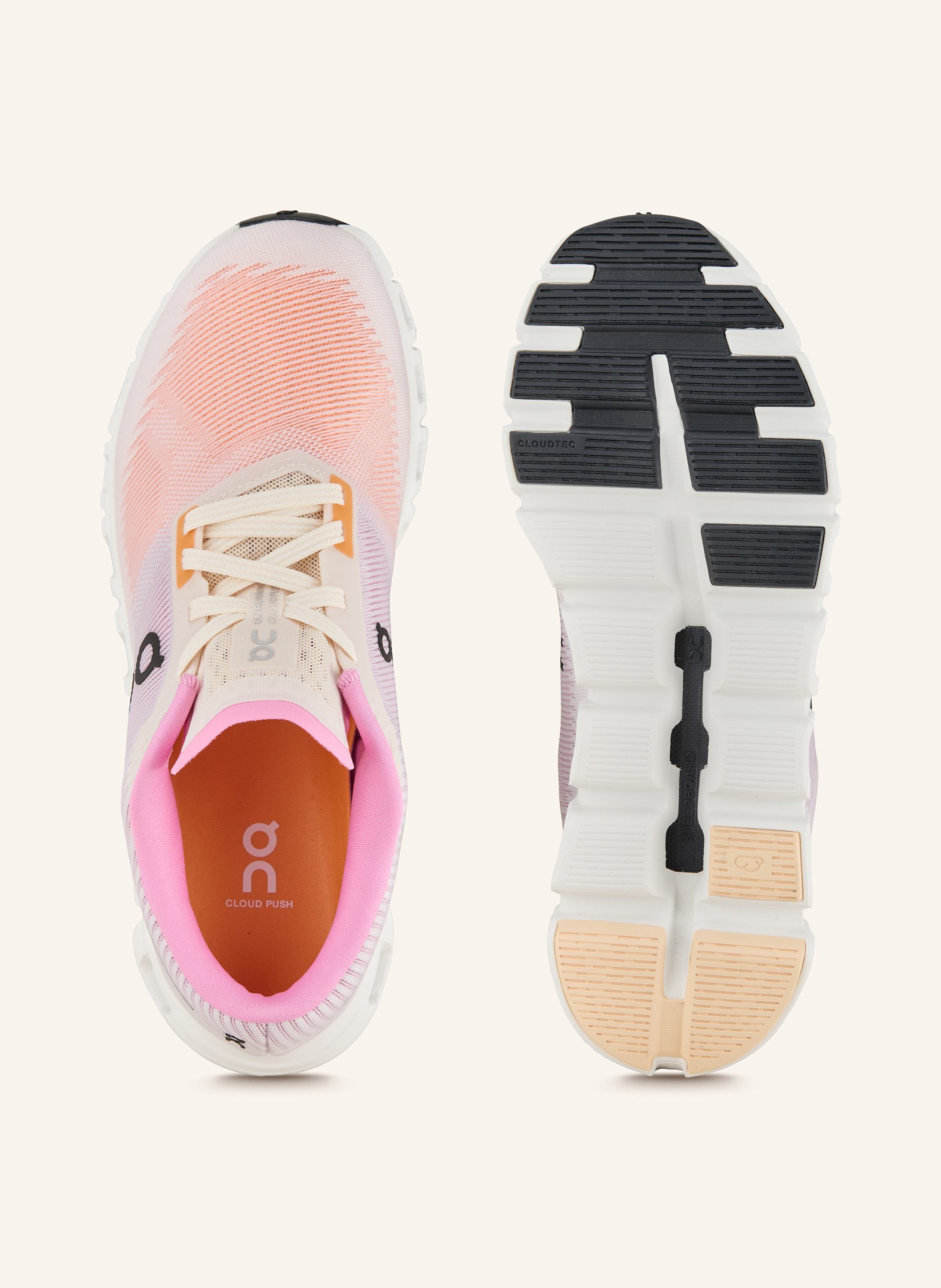Thumbnail - On Sneaker Cloud 6 Push rosa