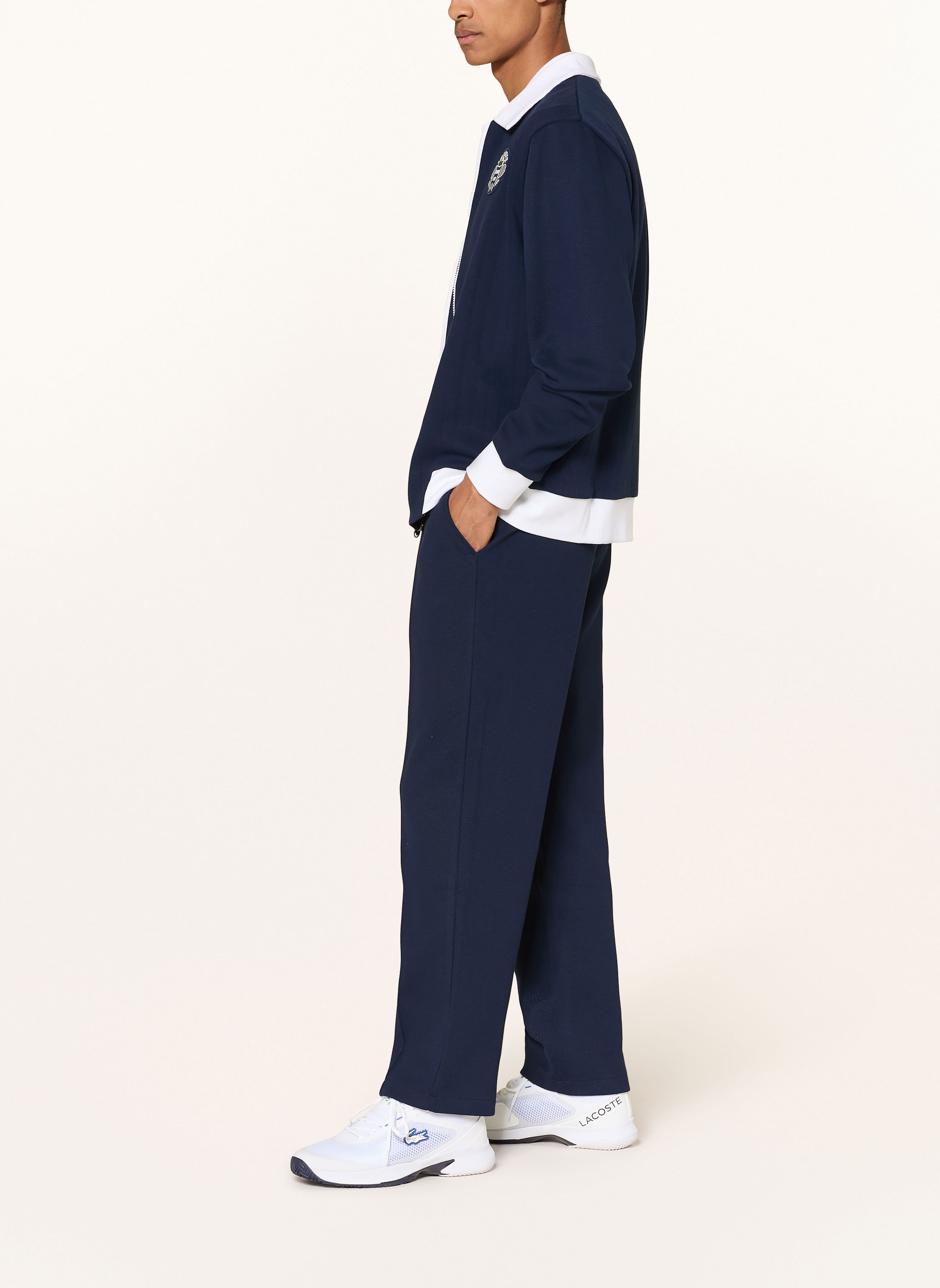 Thumbnail - Lacoste Piqué-Trainingshose blau