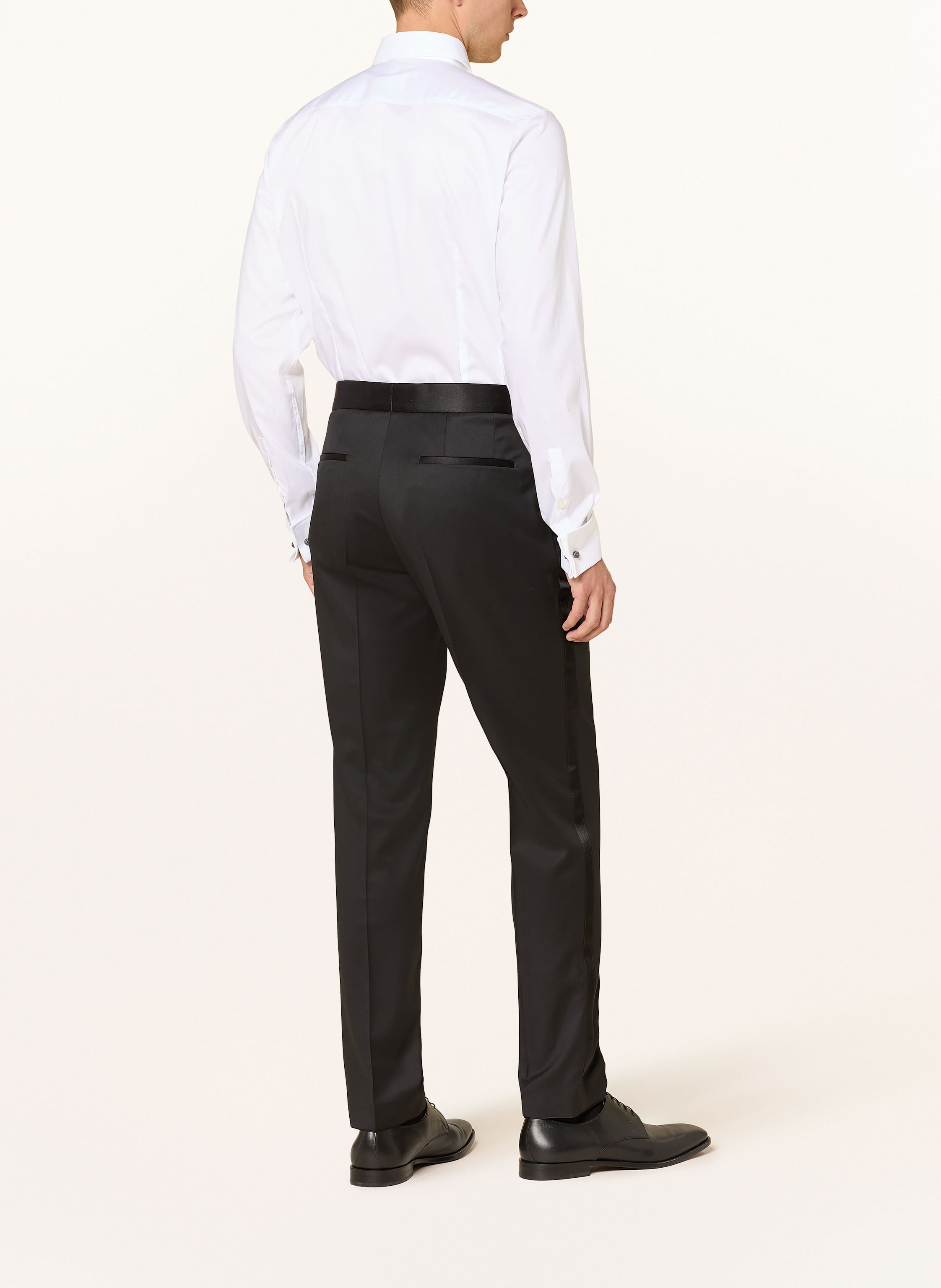 Thumbnail - Boss Smoking-Hose Genius Tux Slim Fit schwarz