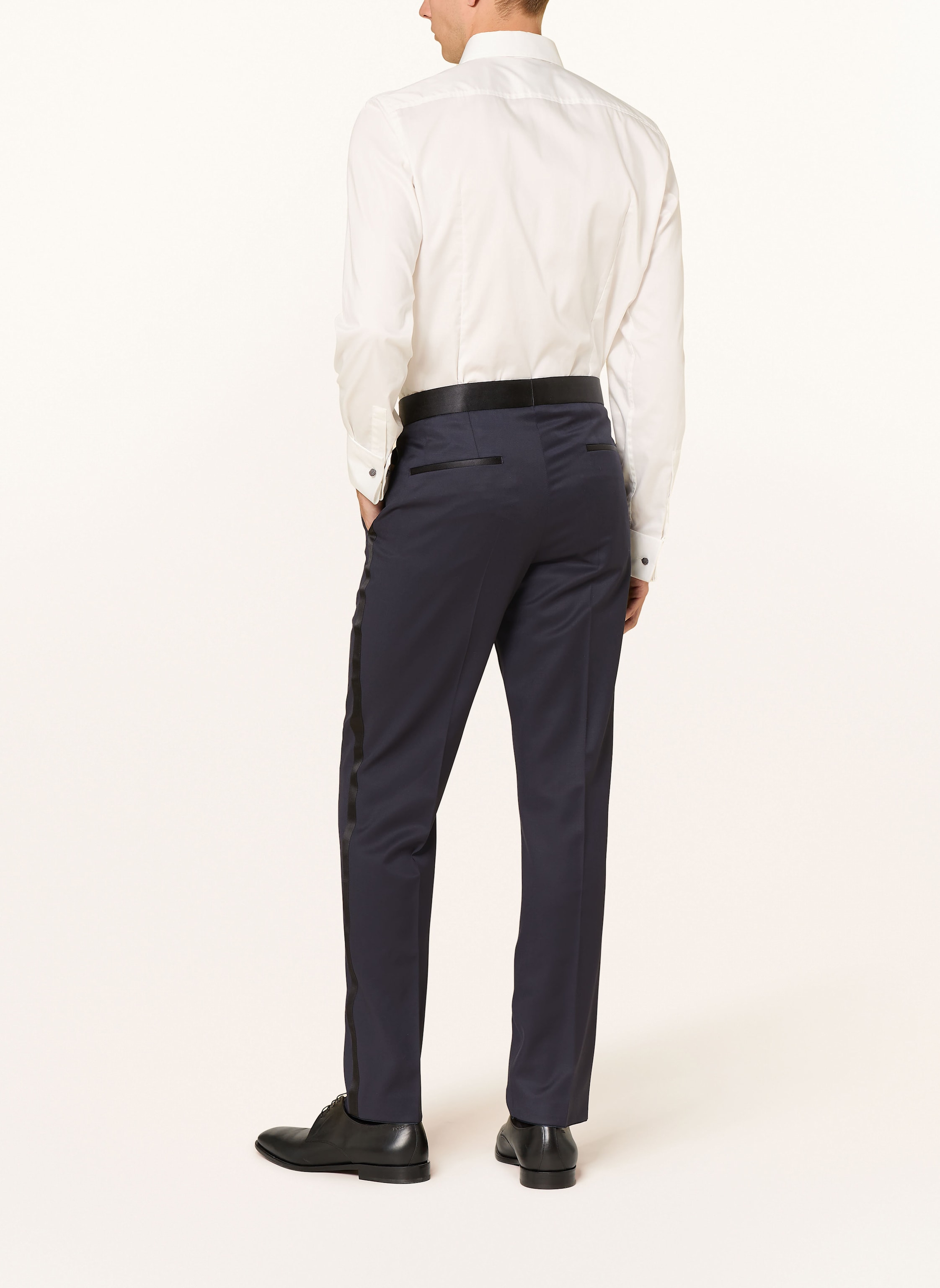 Thumbnail - Boss Smoking-Hose Genius Tux Slim Fit blau