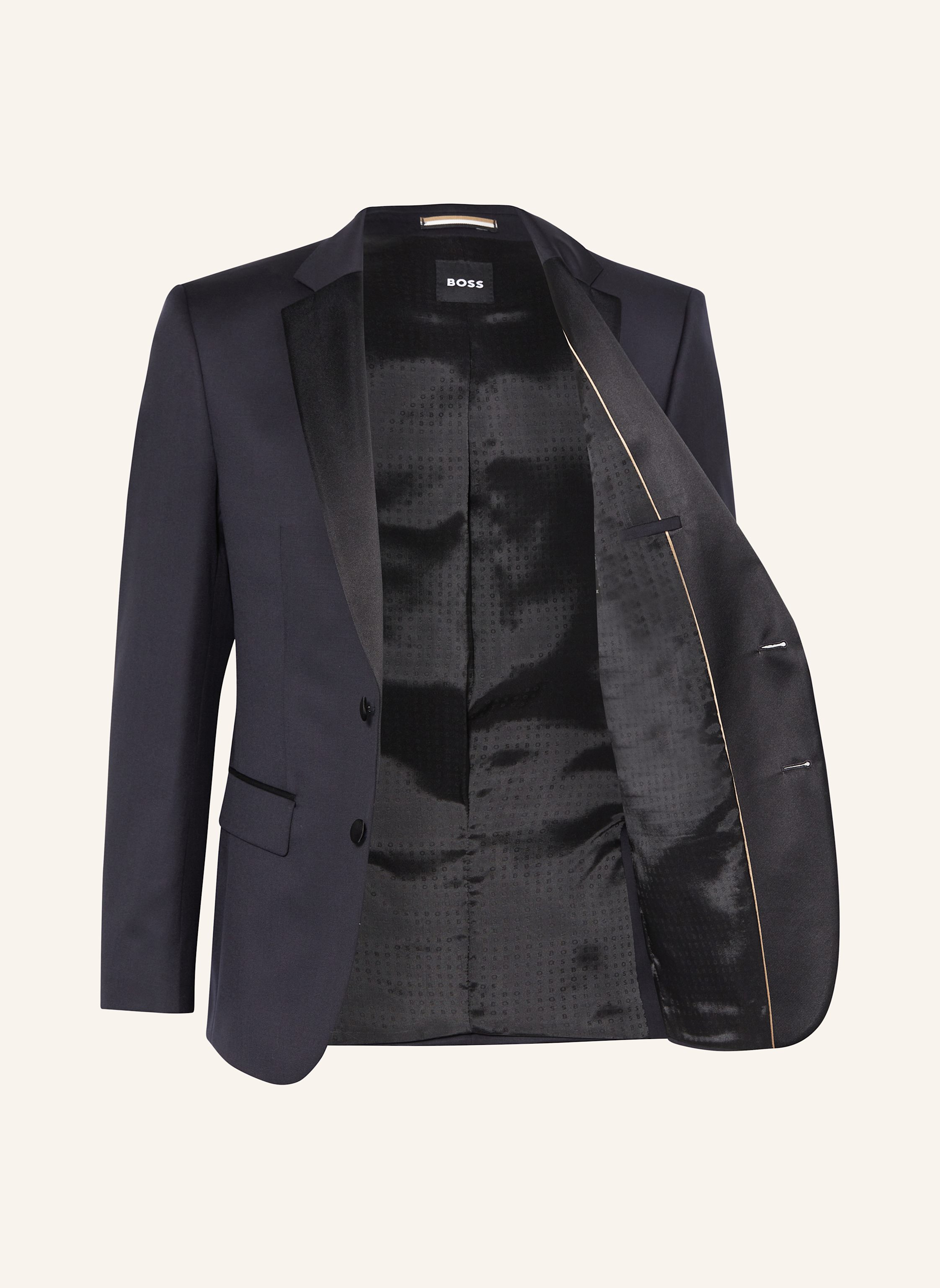Thumbnail - Boss Smoking-Sakko Huge Slim Fit blau