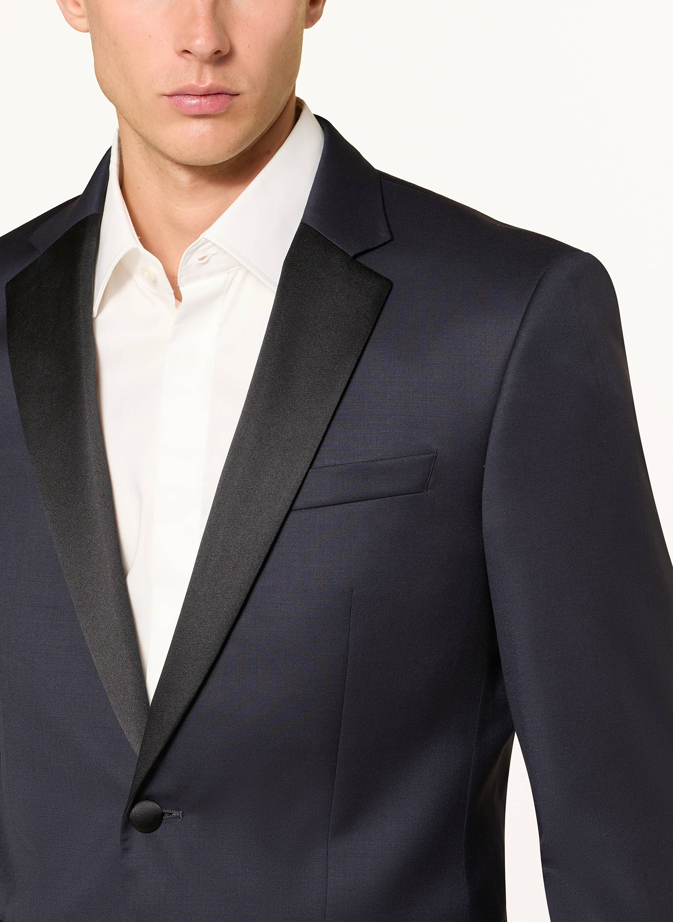Thumbnail - Boss Smoking-Sakko Huge Slim Fit blau