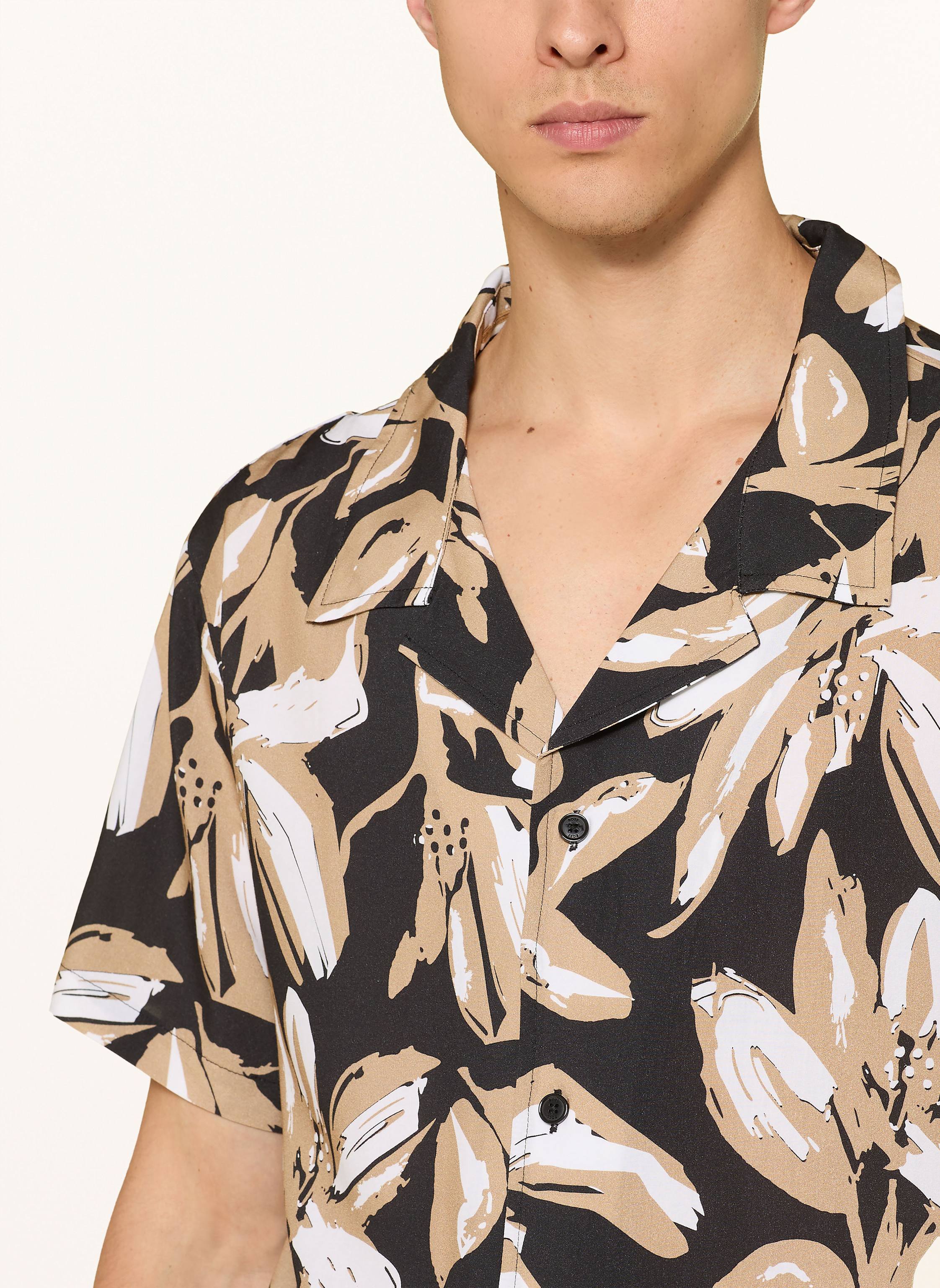 Thumbnail - Boss Resorthemd Beach Comfort Fit schwarz