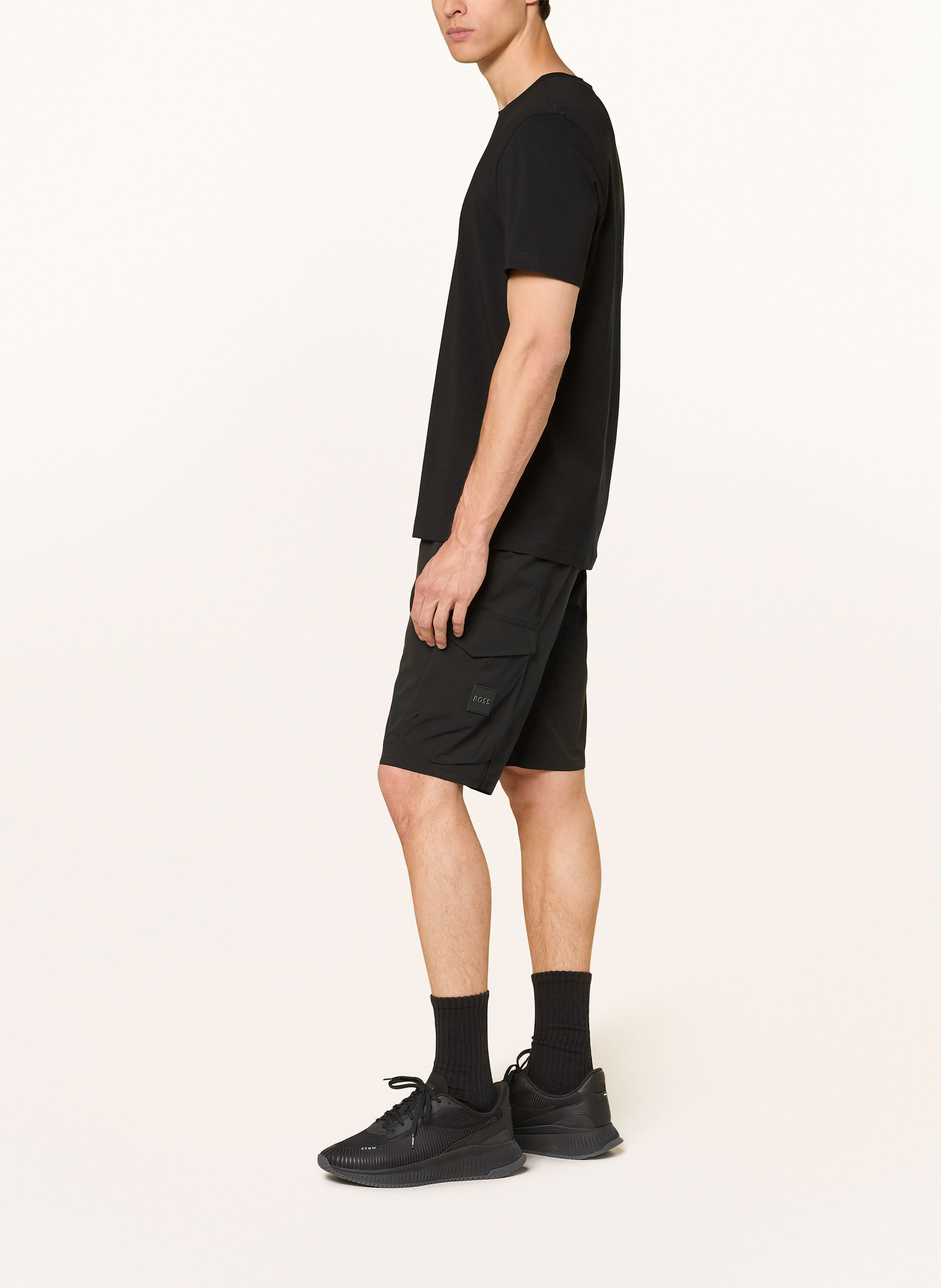 Thumbnail - Boss Cargoshorts Urbanex Tapered Fit schwarz