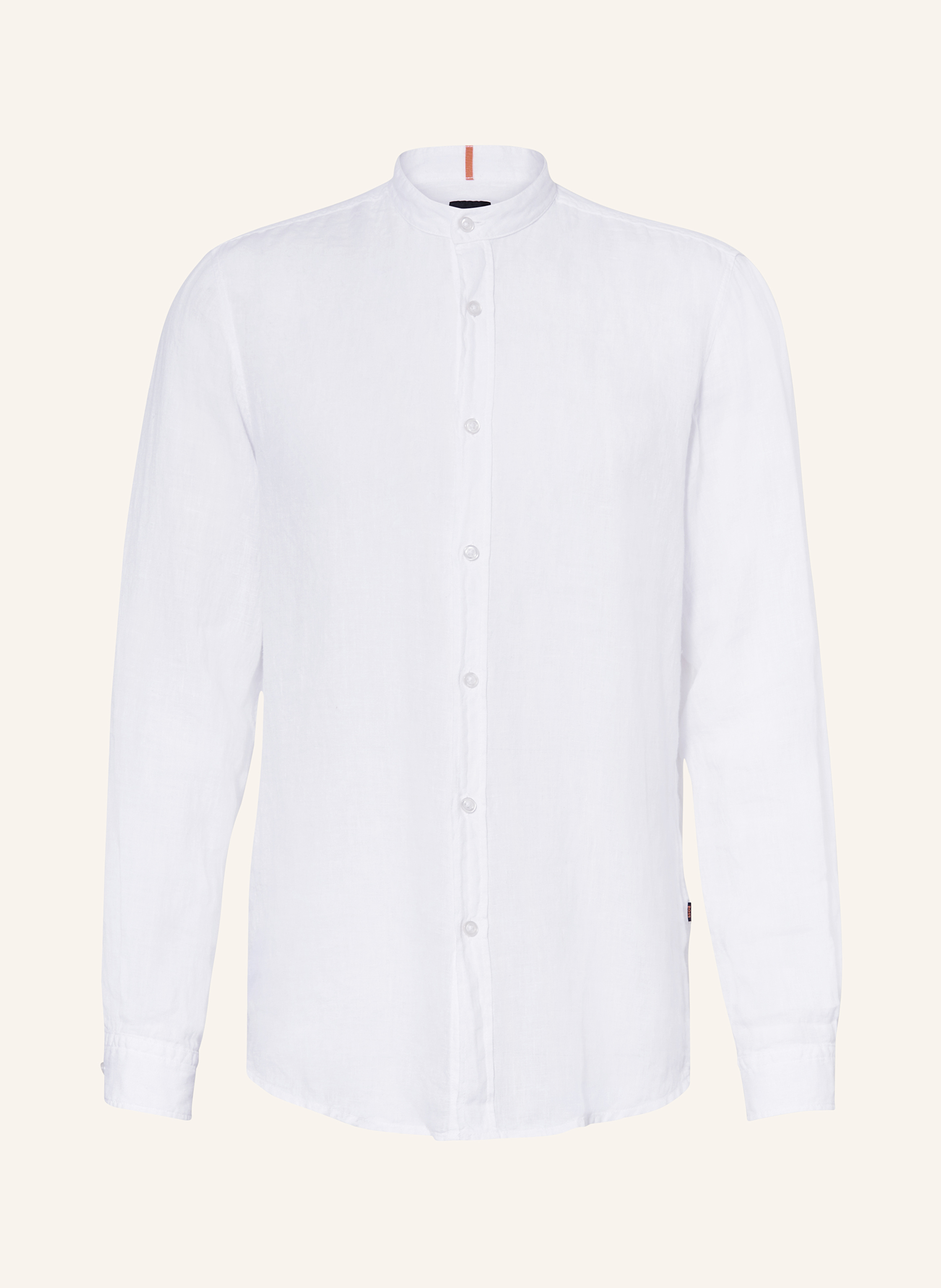 Boss Boss Leinenhemd Race Regular Fit weiss in WEISS
