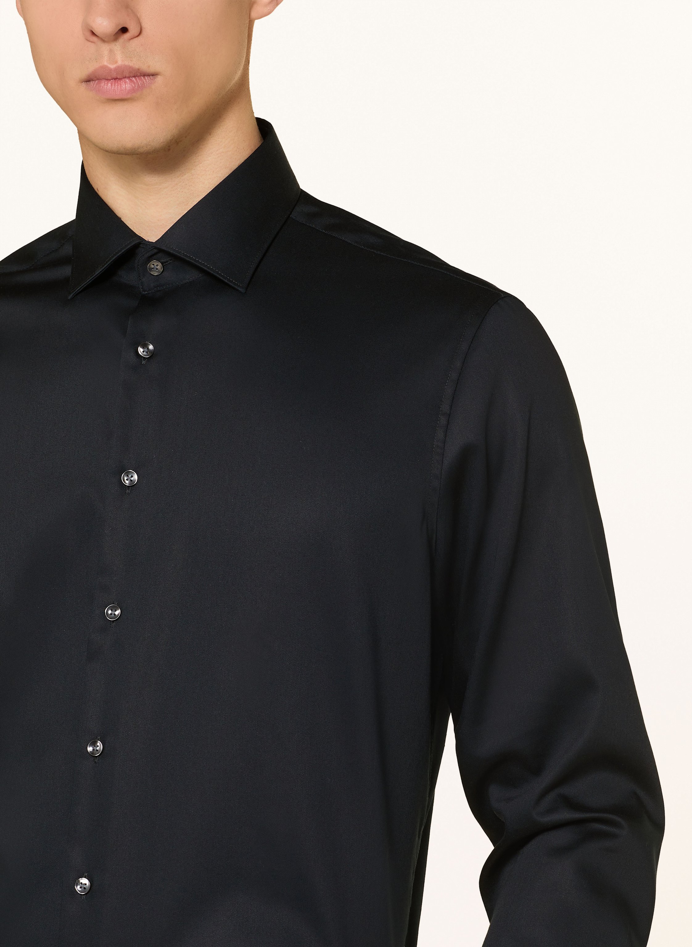 Thumbnail - Seidensticker Hemd Shaped Fit schwarz