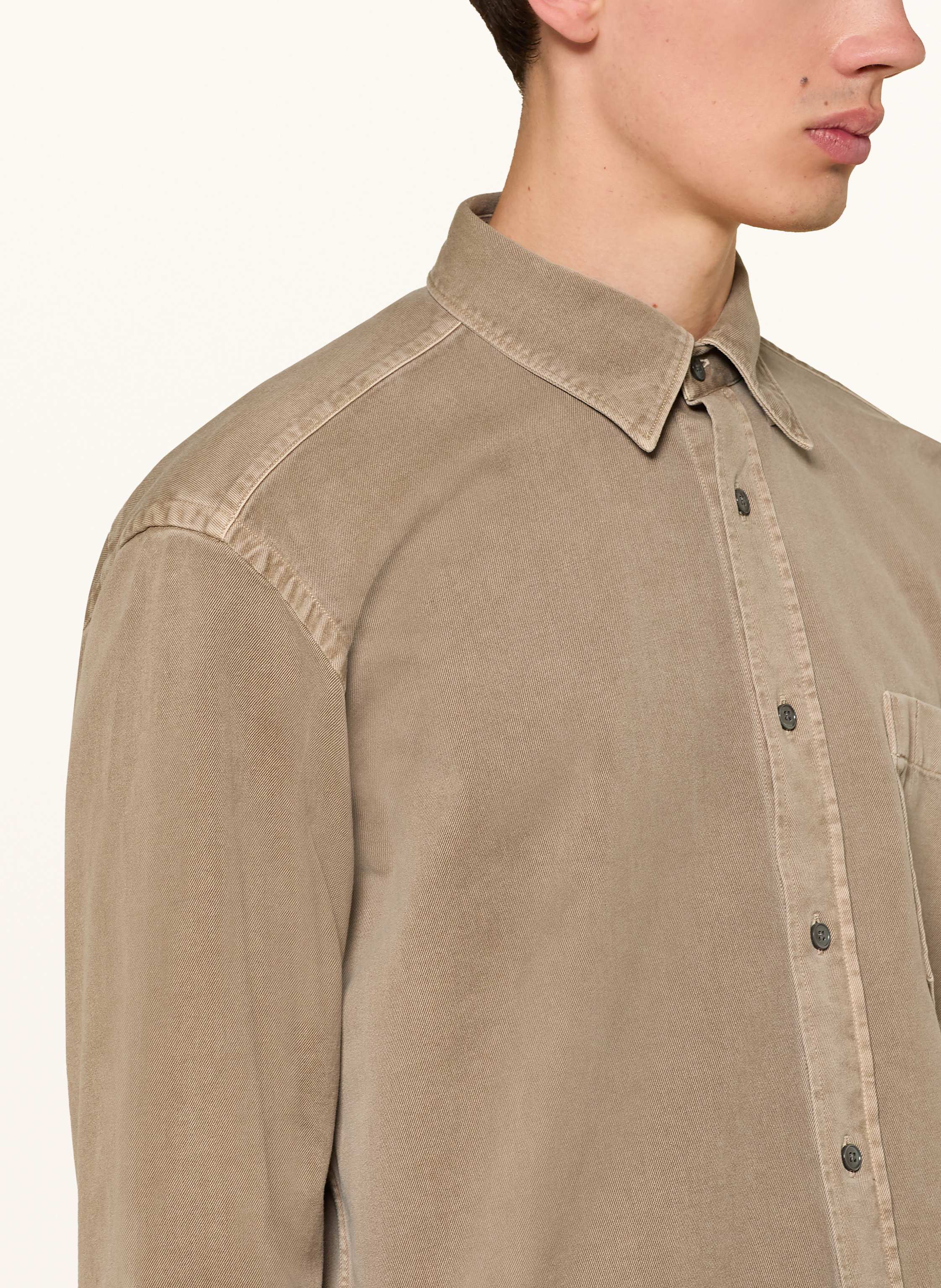 Thumbnail - Closed Hemd Relaxed Fit beige