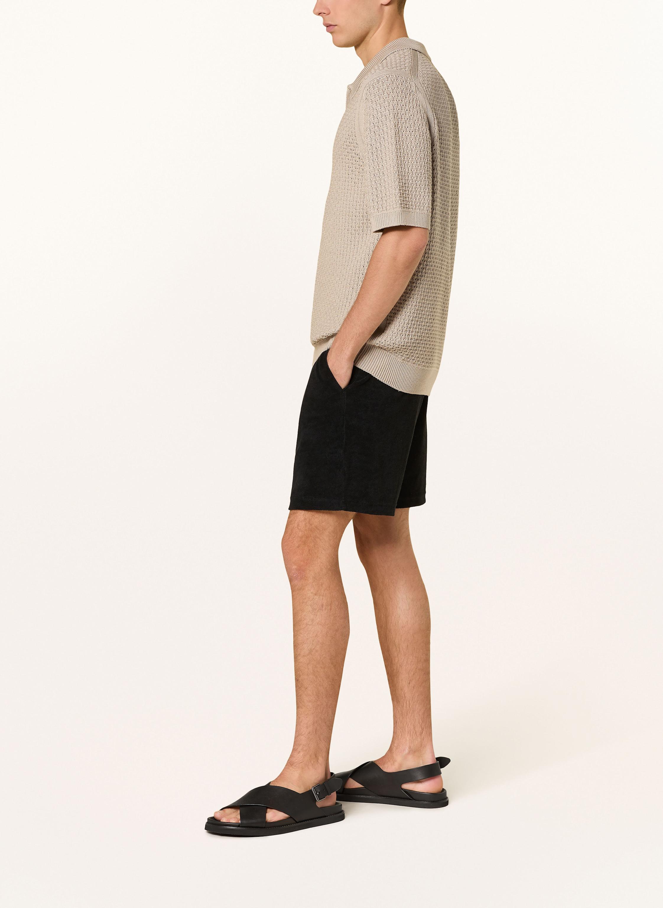 Thumbnail - Strellson Frotteeshorts Joseph Regular Fit schwarz