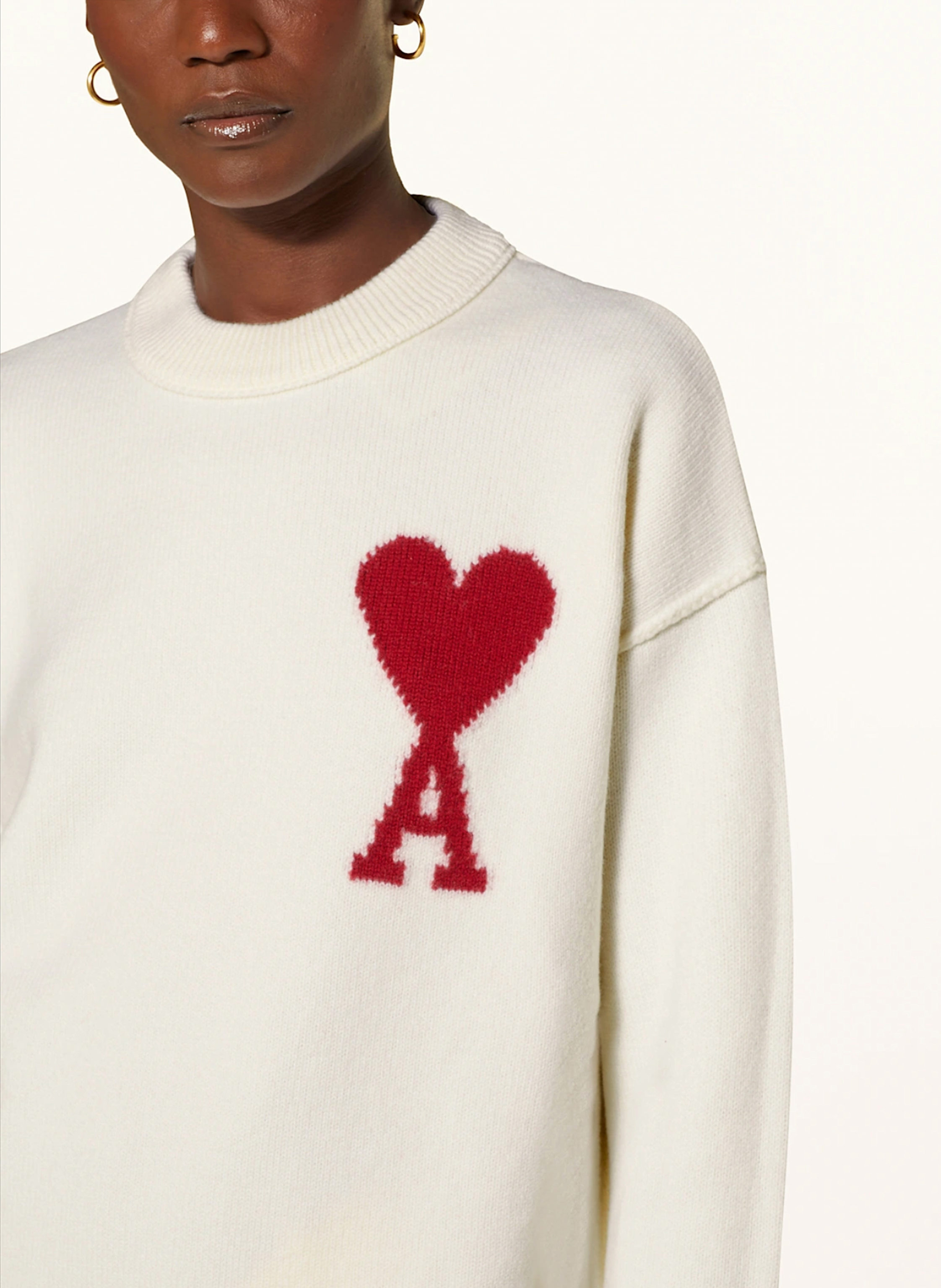 Thumbnail - Ami Paris Pullover weiss