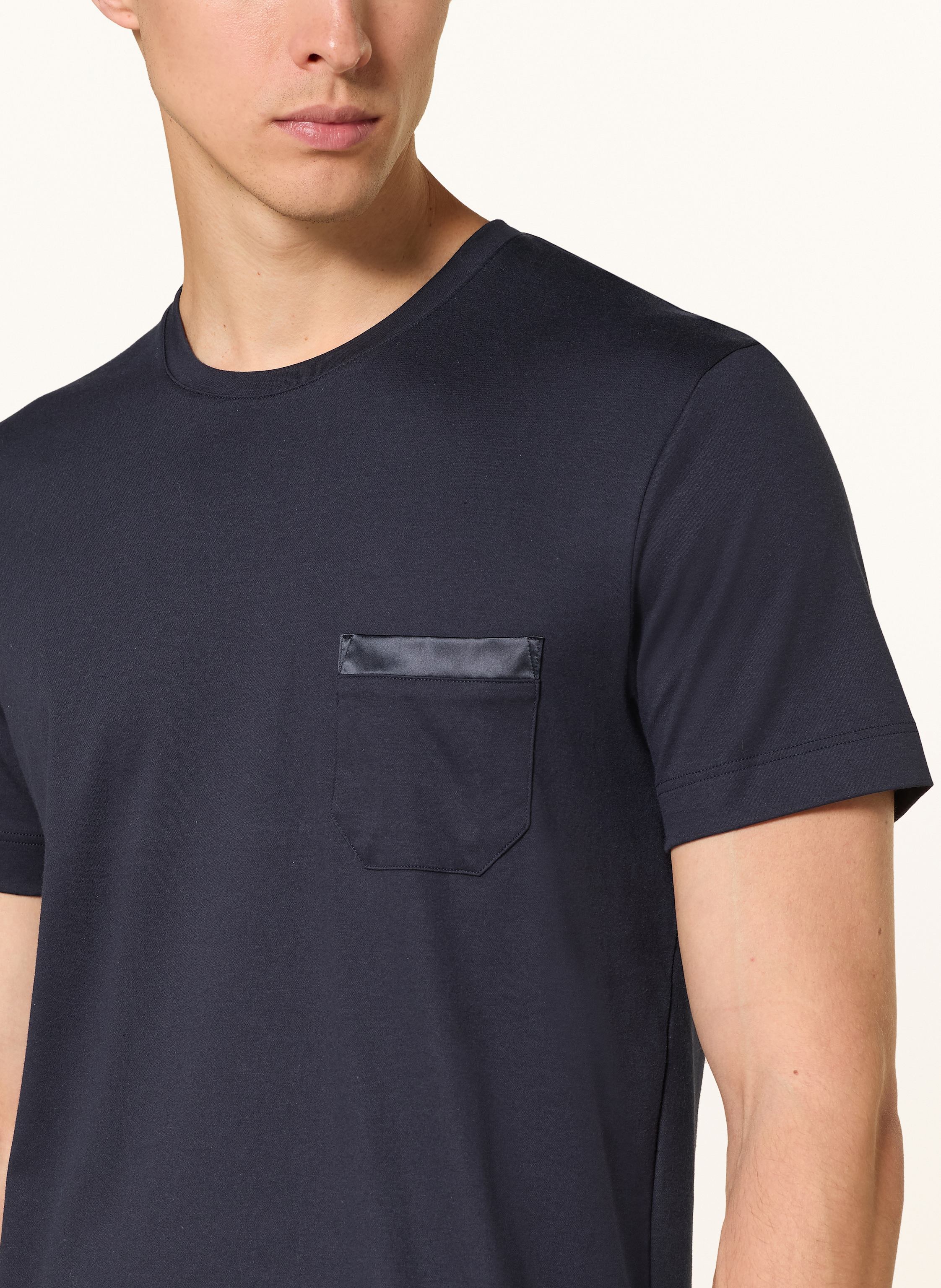 Thumbnail - Mey Lounge-Shirt Serie Aarhus blau