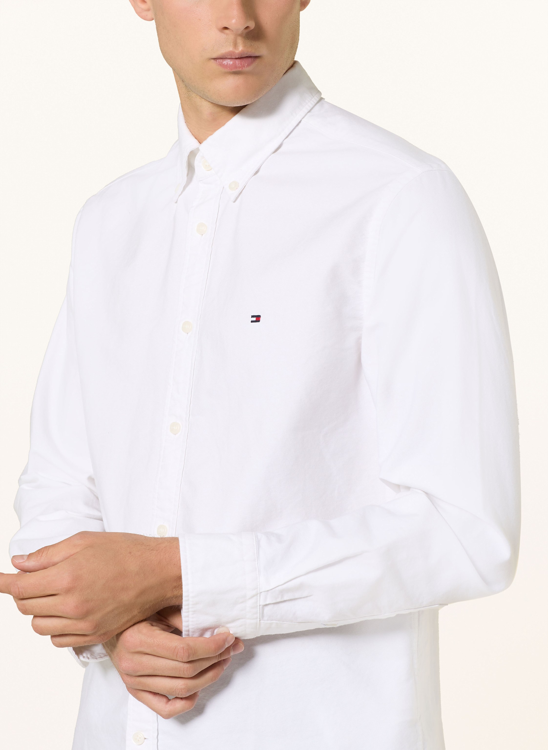 Thumbnail - Tommy Hilfiger Oxfordhemd Regular Fit weiss