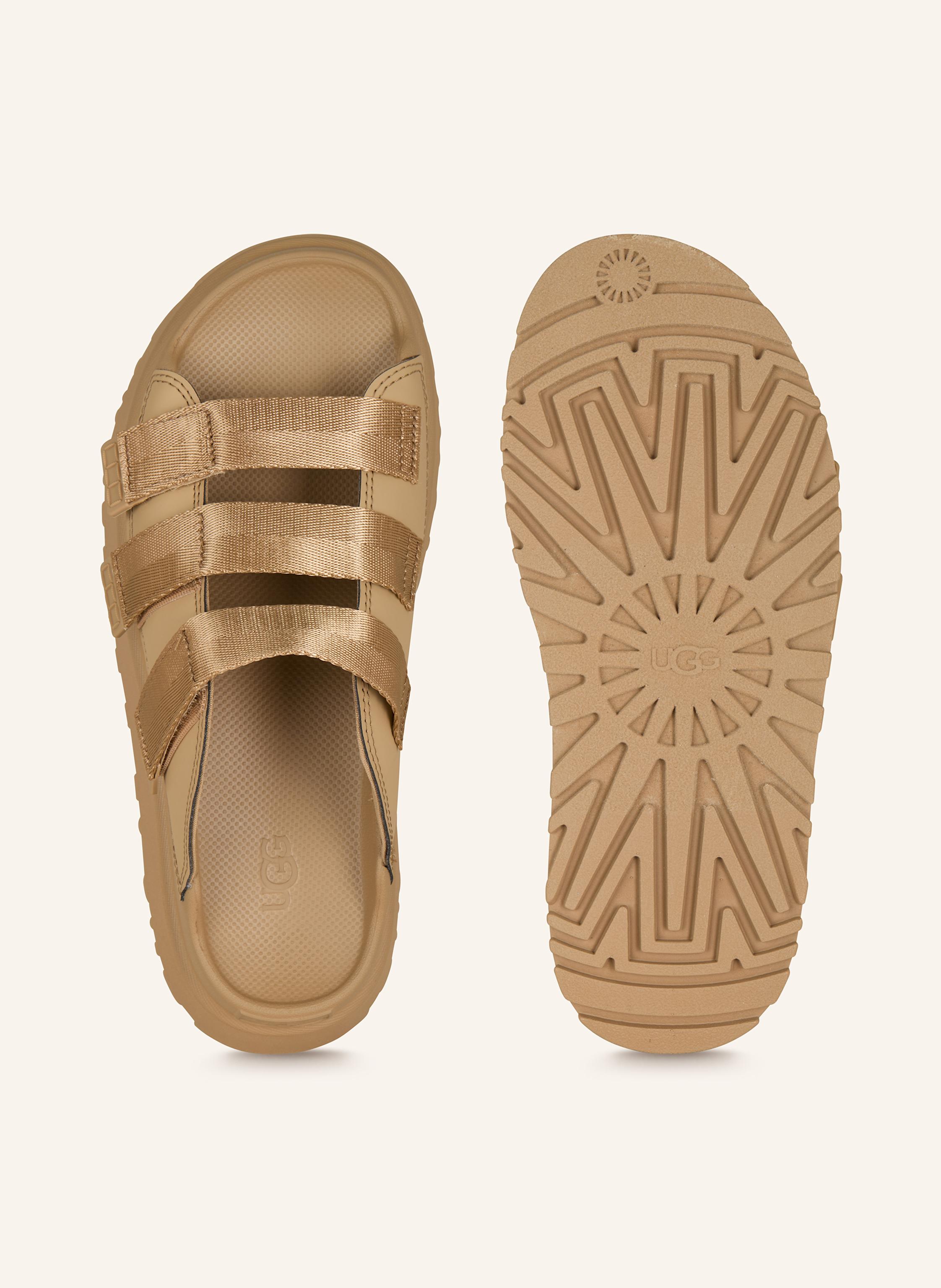 Thumbnail - Ugg Plateau-Pantoletten Goldenglow beige