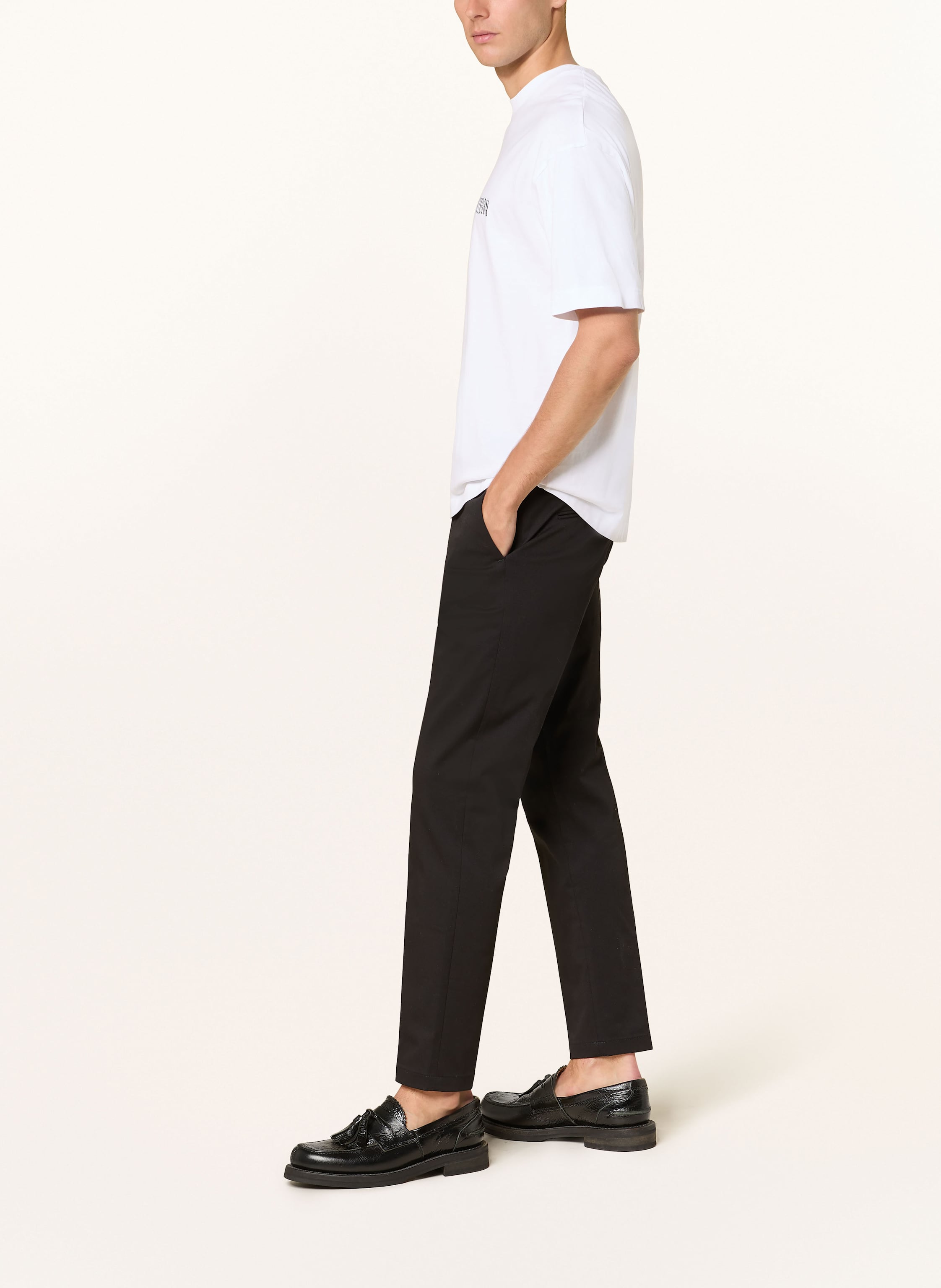 Thumbnail - Drykorn Chino Ajend Extra Slim Fit schwarz